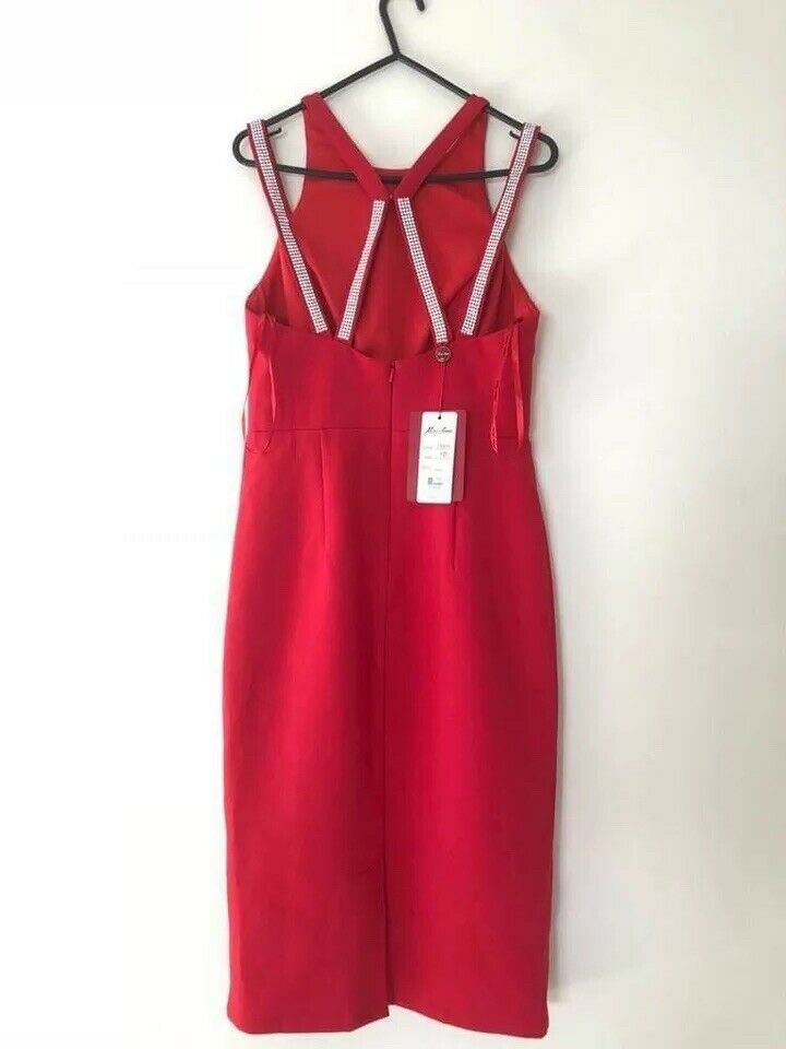 *Brand New* Miss Anne Women's Evening Cocktail Prom Party Gown Red Dress Size 10