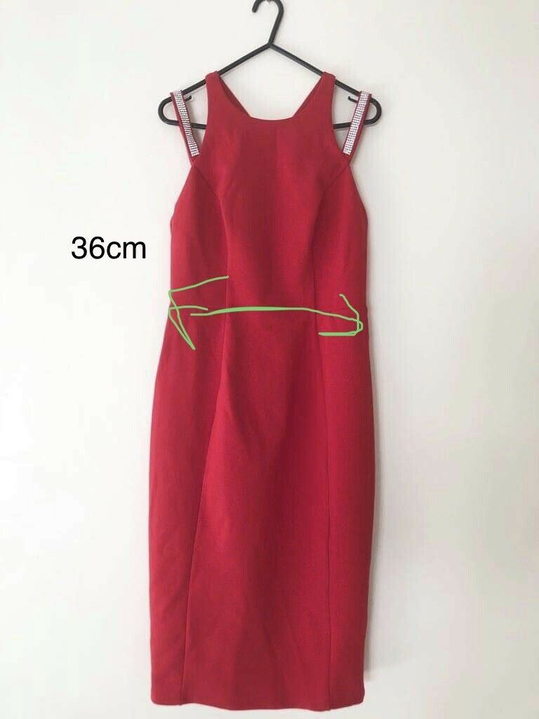 *Brand New* Miss Anne Women's Evening Cocktail Prom Party Gown Red Dress Size 10