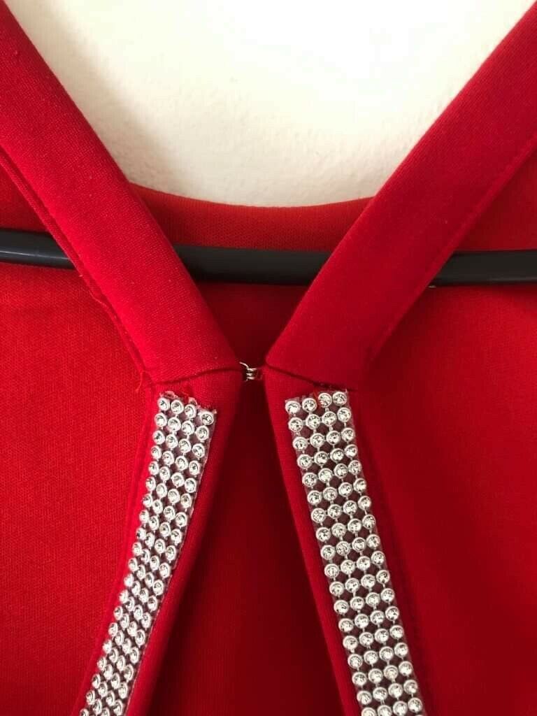 *Brand New* Miss Anne Women's Evening Cocktail Prom Party Gown Red Dress Size 10