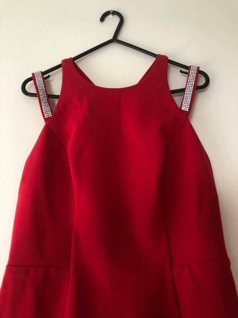 *Brand New* Miss Anne Women's Evening Cocktail Prom Party Gown Red Dress Size 10