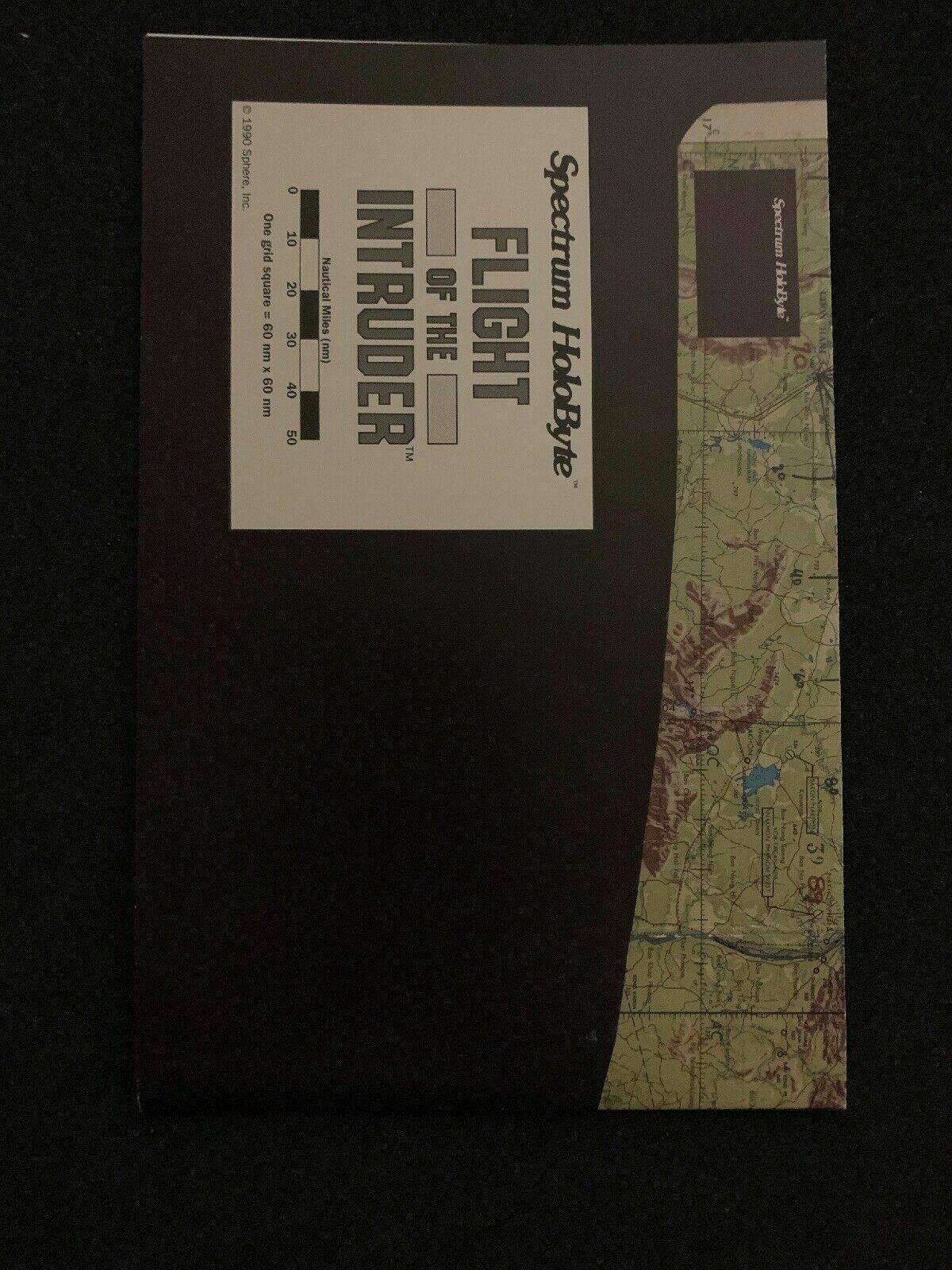 Flight Of The Intruder PC 1990 Flight Combat Simulation Game in Box *Rare*