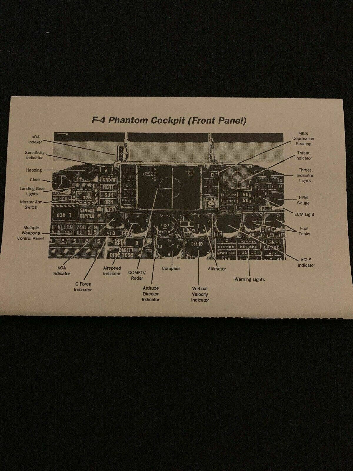 Flight Of The Intruder PC 1990 Flight Combat Simulation Game in Box *Rare*