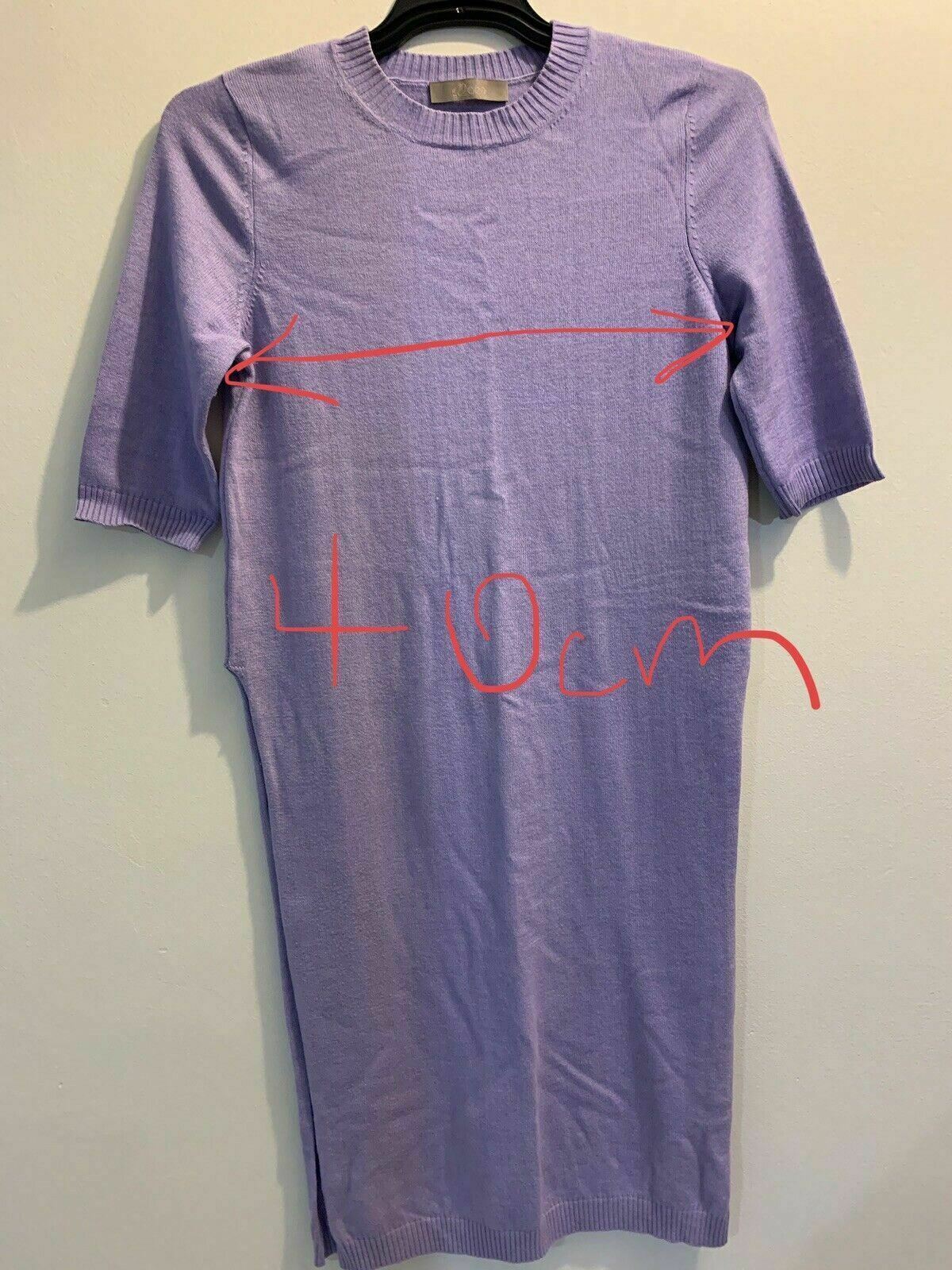 Women's Purple Top Geniune Mongolian Sheep Wool Size 10 - Made in Mongolia