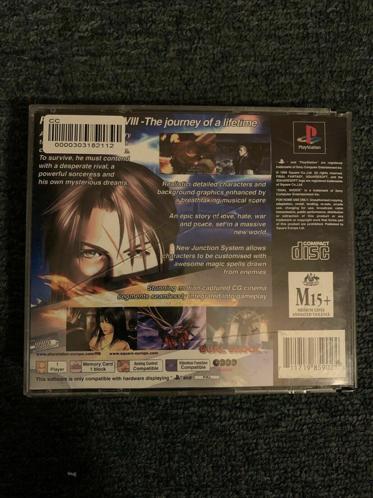 Final Fantasy VIII (Sony PlayStation 1, 1999) PAL