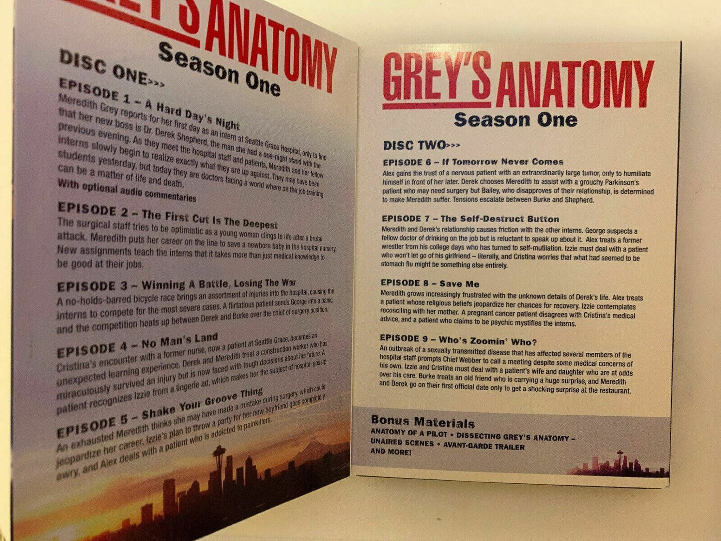 Grey's Anatomy : Season 1 (DVD) Region 1