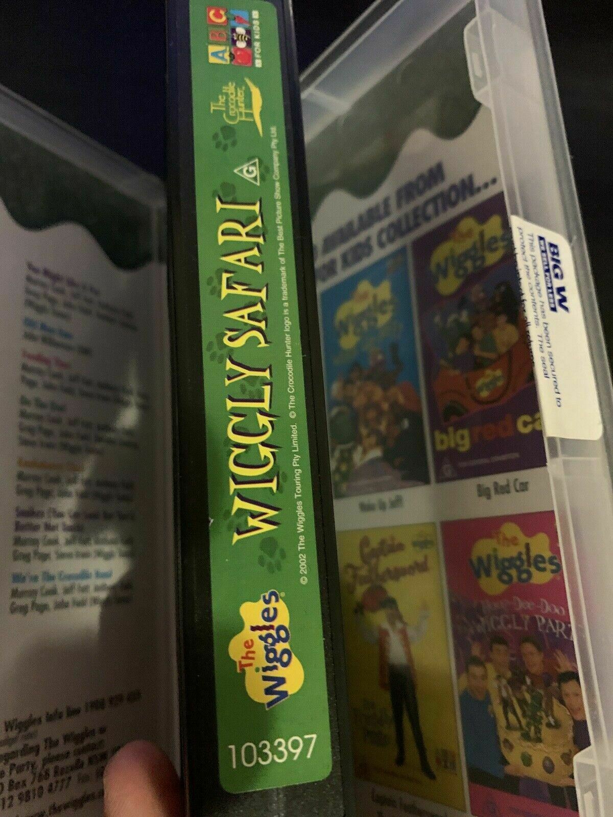 The Wiggles - Wiggly Safari With Steve Irwin (VHS, 2002) PAL ABC for Kids