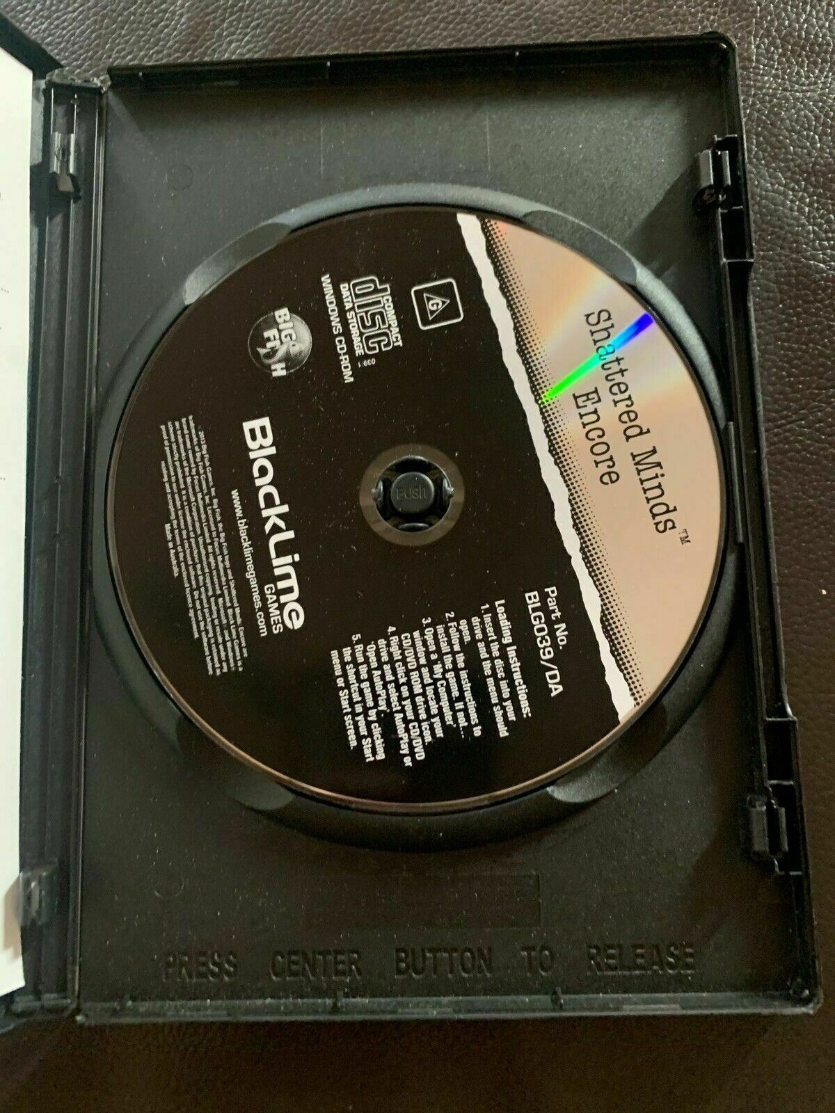 Shattered Minds - Encore - PC Windows CD-ROM Hidden Object Game