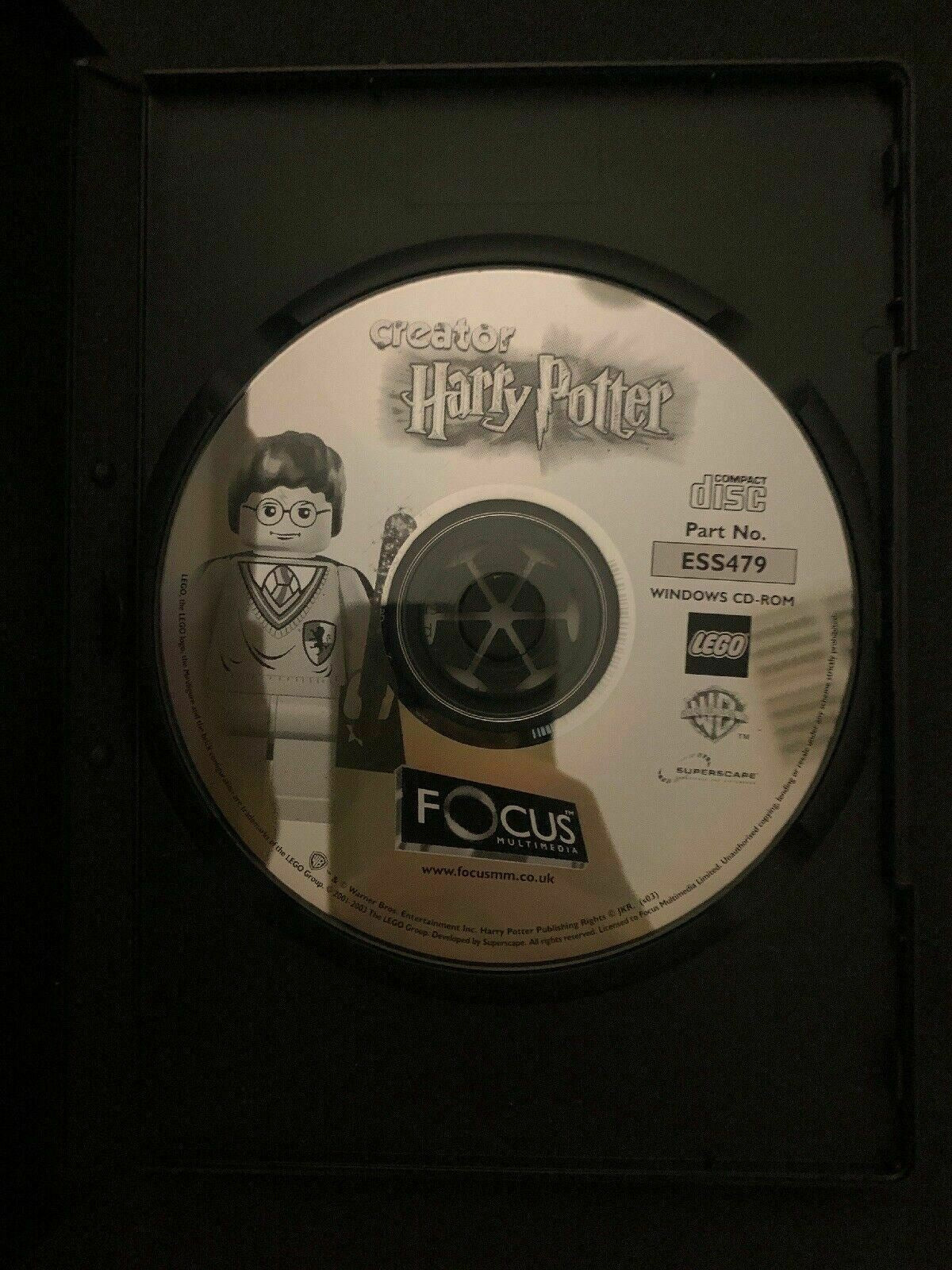 LEGO Creator Harry Potter - PC CD-ROM Windows Game - RARE PC GAME