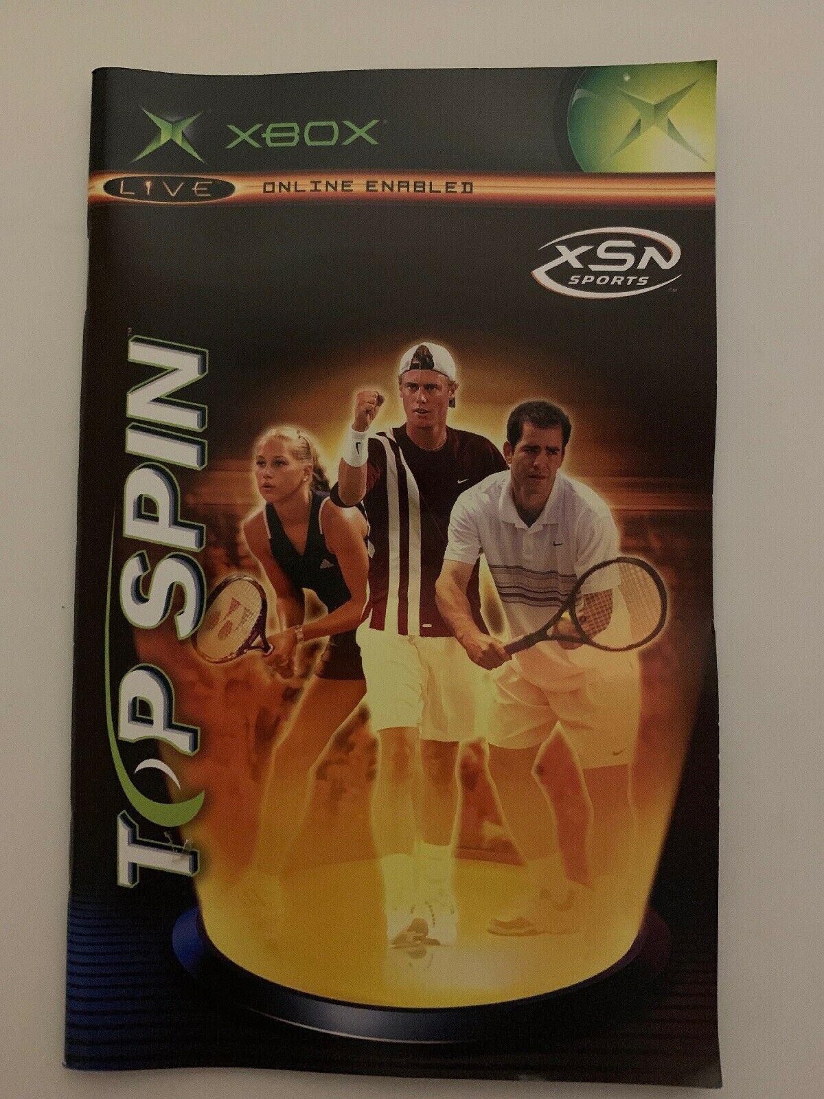 Top Spin - Microsoft Xbox Original XSN Sports Tennis PAL Game