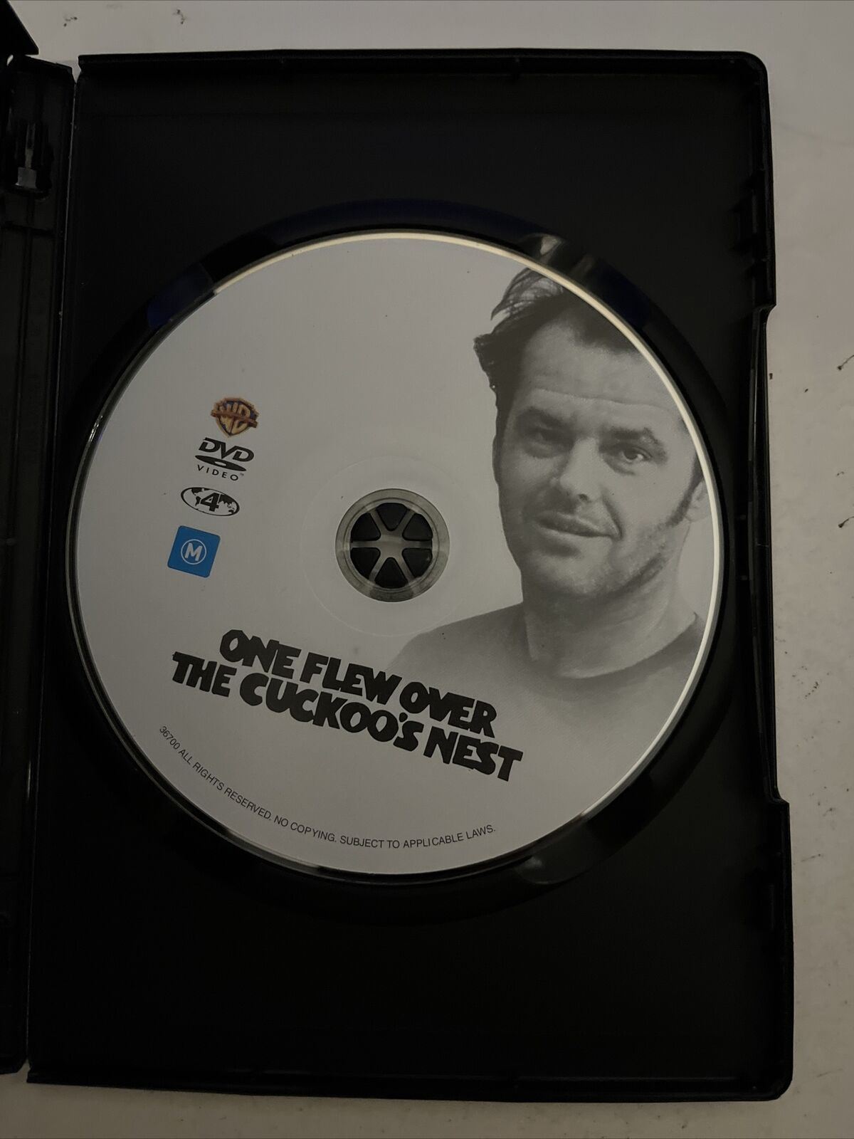 One Flew Over The Cuckoo's Nest (DVD, 1975) Jack Nicholson. Region 4