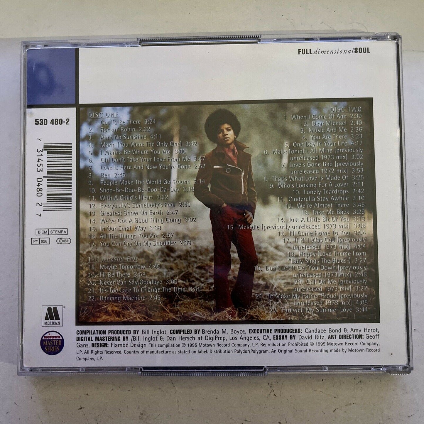 Michael Jackson – The Best Of Michael Jackson - CD 1986 2-Disc Set