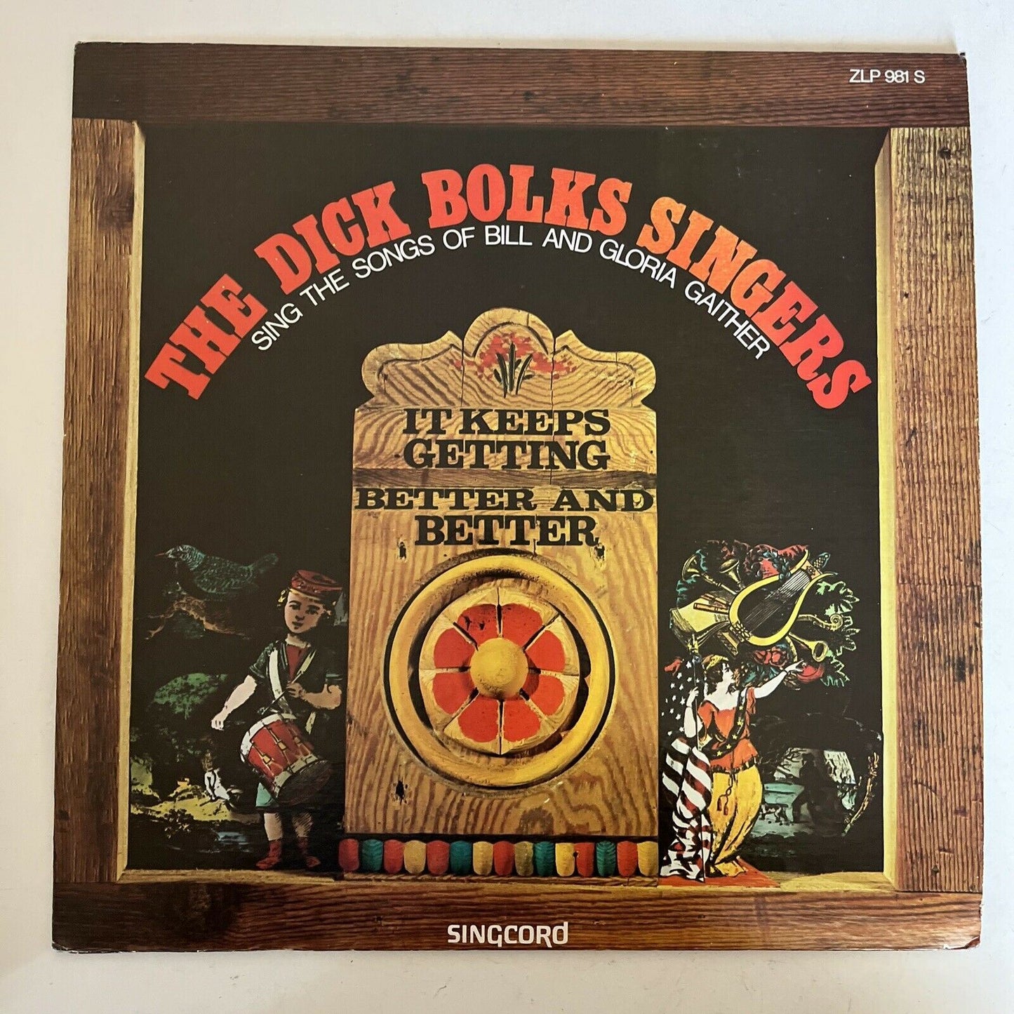 The Dick Bolks Singers – It Keeps Getting Better And Better Vinyl Record 1976