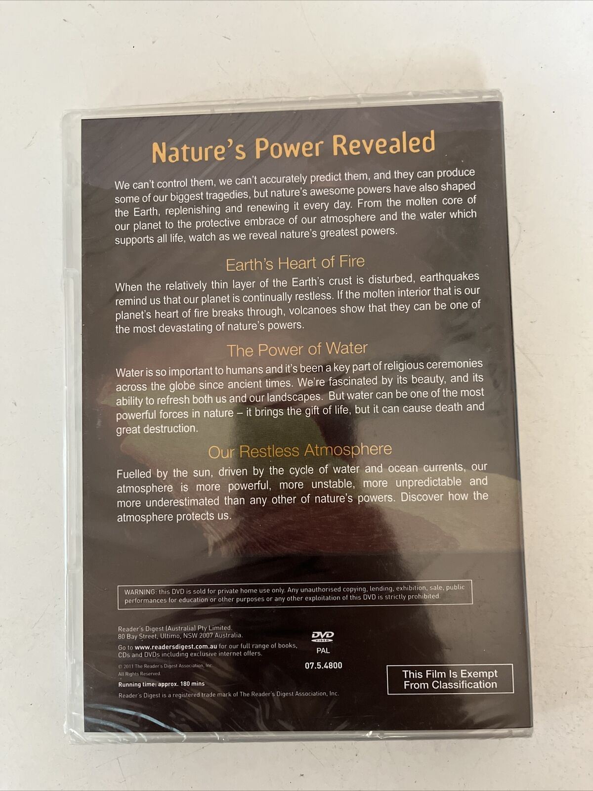 *New Sealed* Nature's Power Revealed (DVD) Documentary