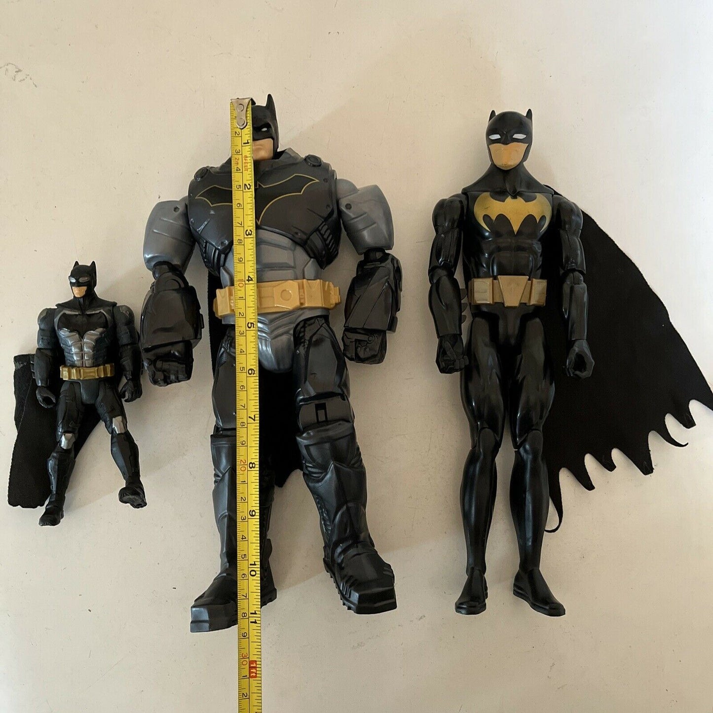 3x Lot Batman Figure Mattel 2019 2016 2017 29 cm 15 cm
