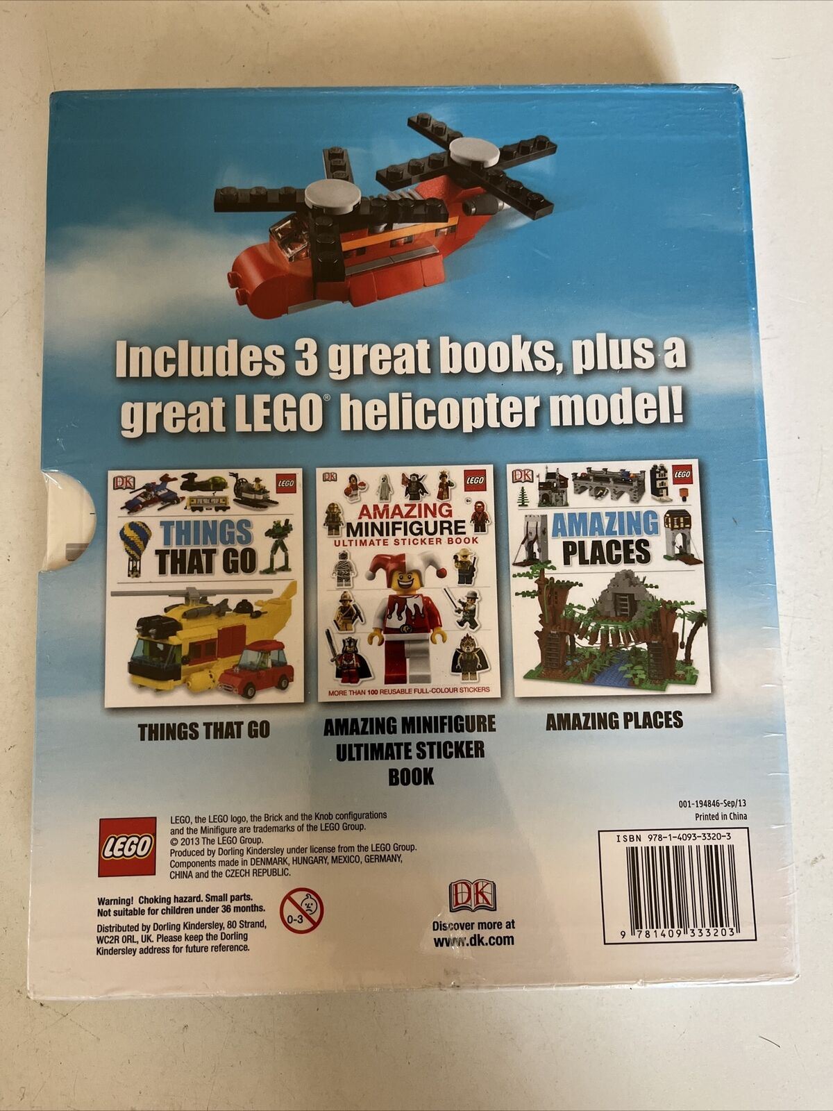 *New Sealed* LEGO: On the Move Collection includes LEGO Helicopter Model 3 Books