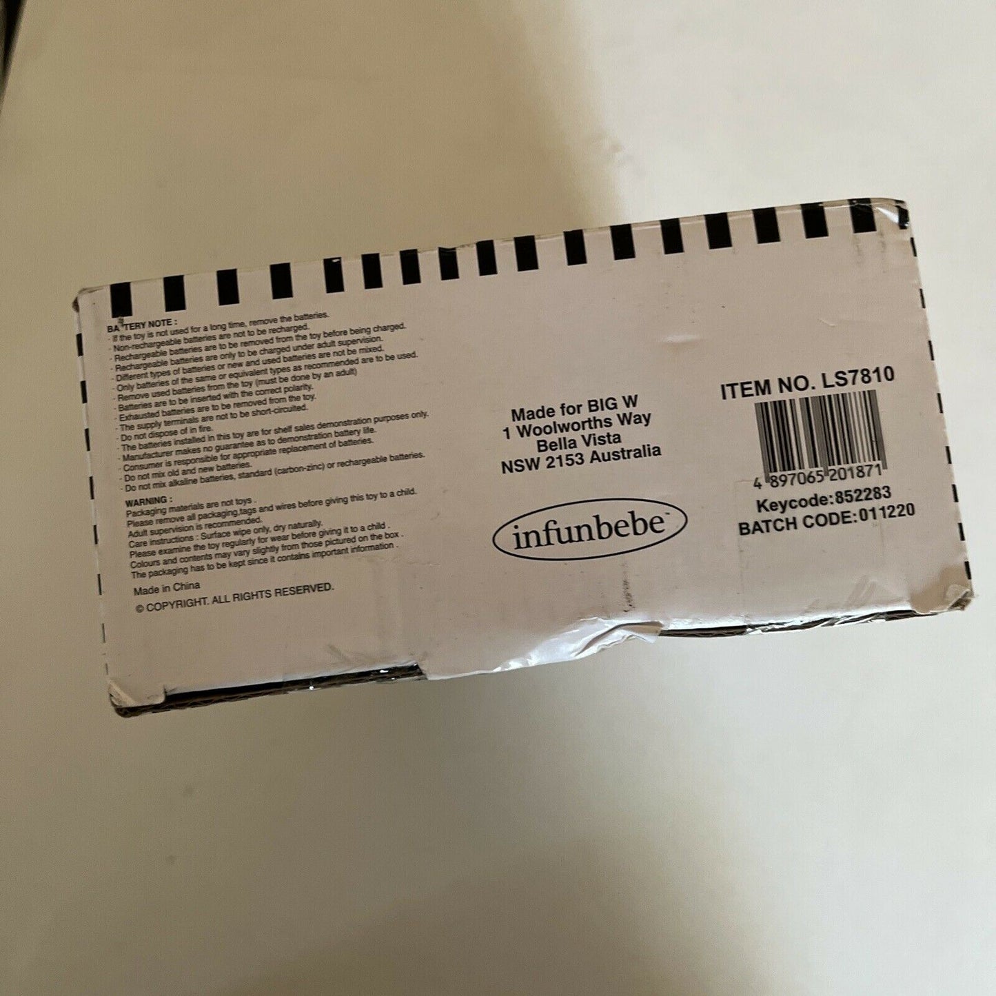 Infunbebe Musical Recording Microphone / Suitable for Ages 1.5+ Years