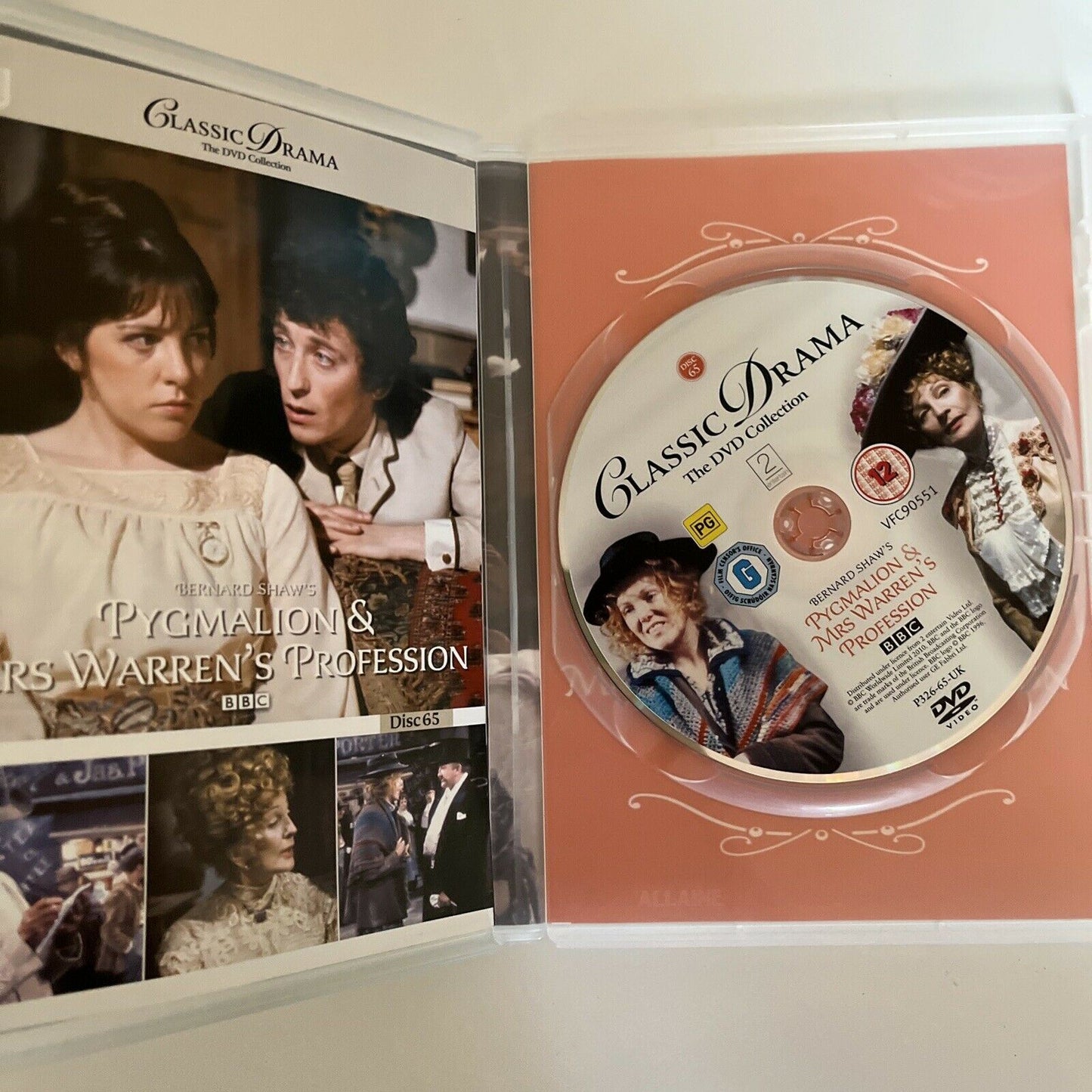 Pygmalion & Mrs Warren's Profession (DVD, 1972) BBC Film. Region 4