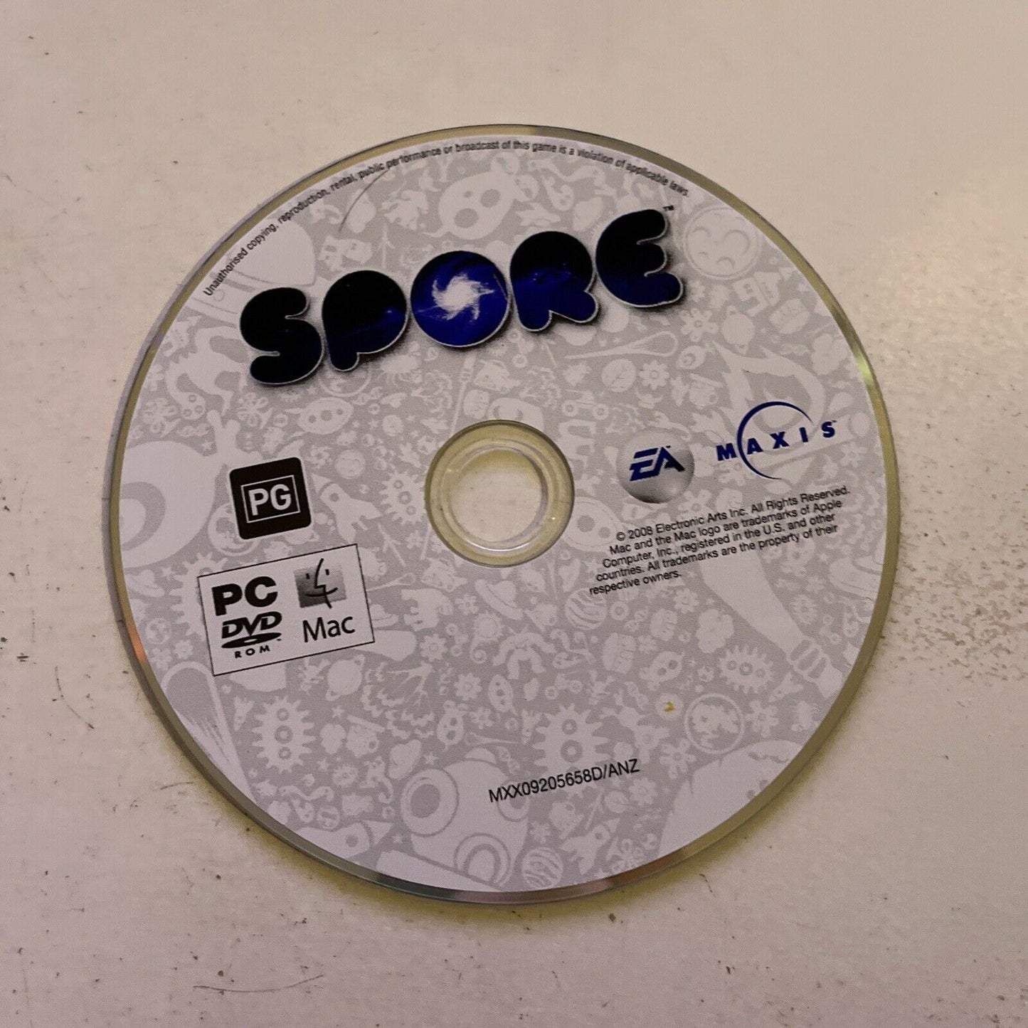 Spore - Windows PC / MAC game + Manual (from The Creator Of The SIMS)