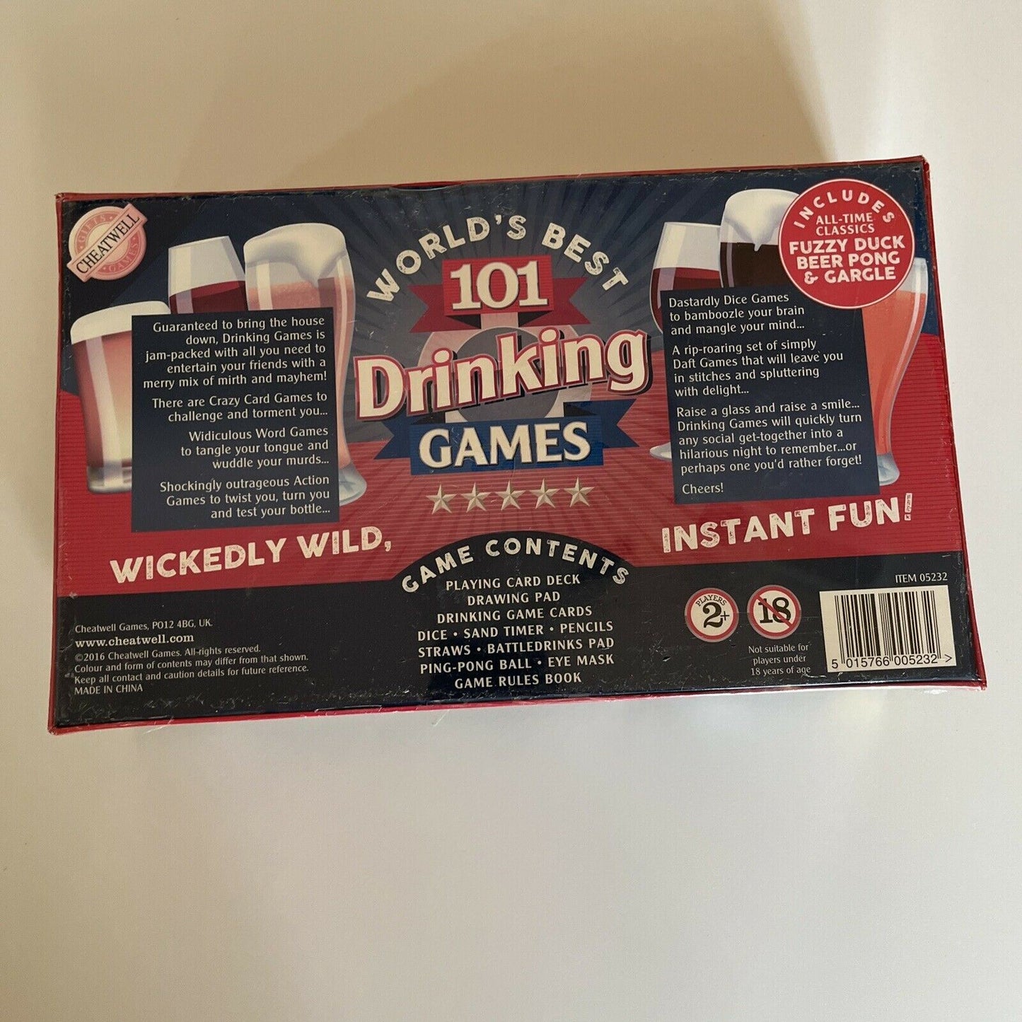 *New Sealed* World's Best 101 Drinking Games