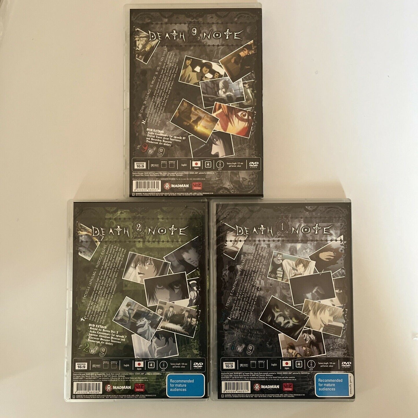 Death Note Collection - The Complete Anime Series Box Set (DVD, 2006) Region 4