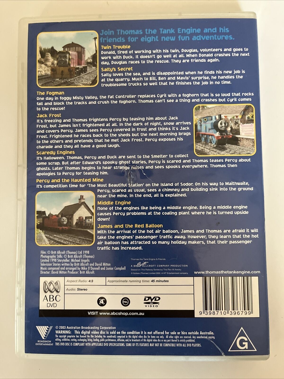Thomas & Friends - Twin Trouble (DVD) ABC For Kids. Region 4