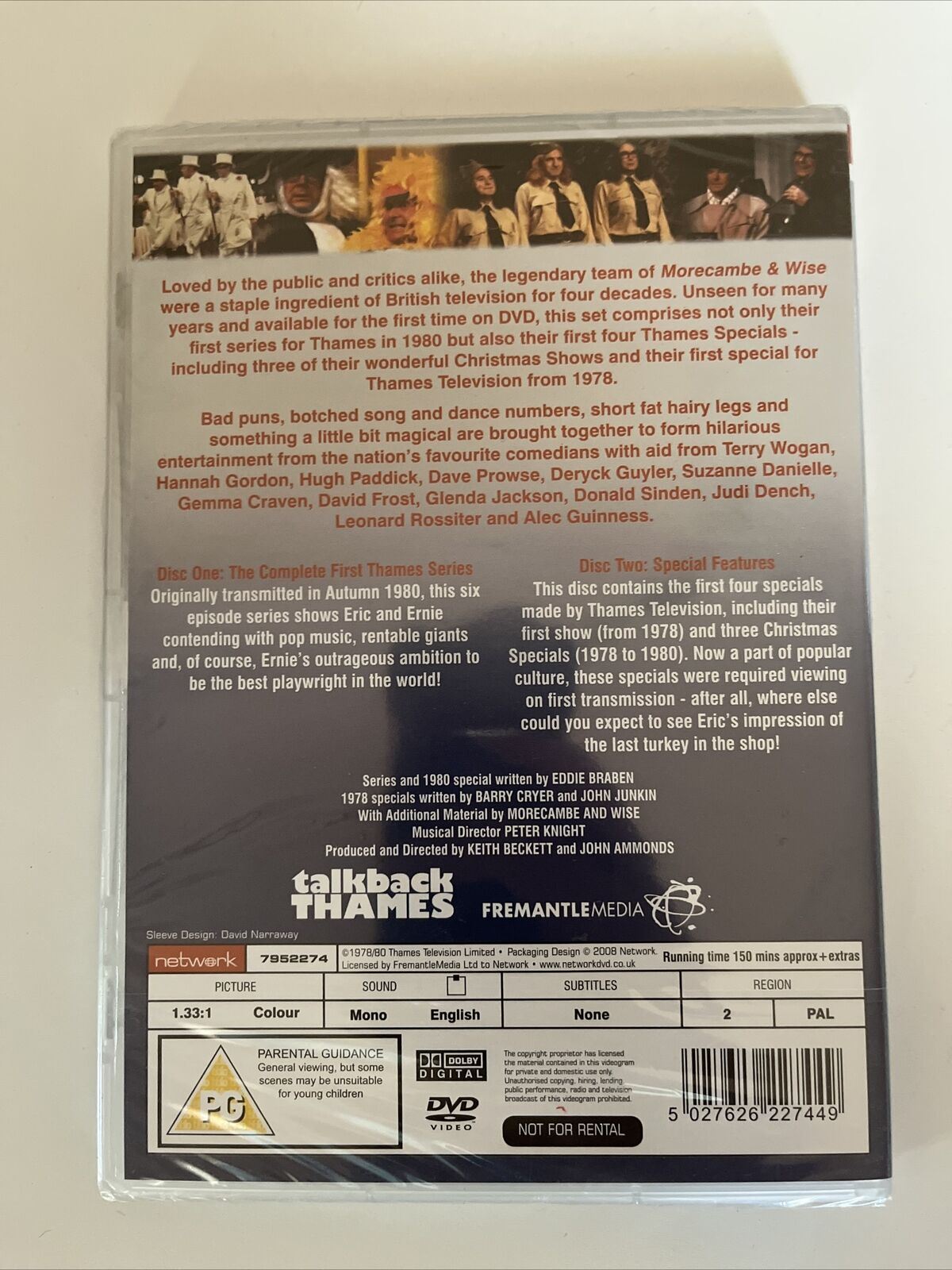 *New Sealed* The Morecambe & Wise Show - Series 1 (DVD) Region 2