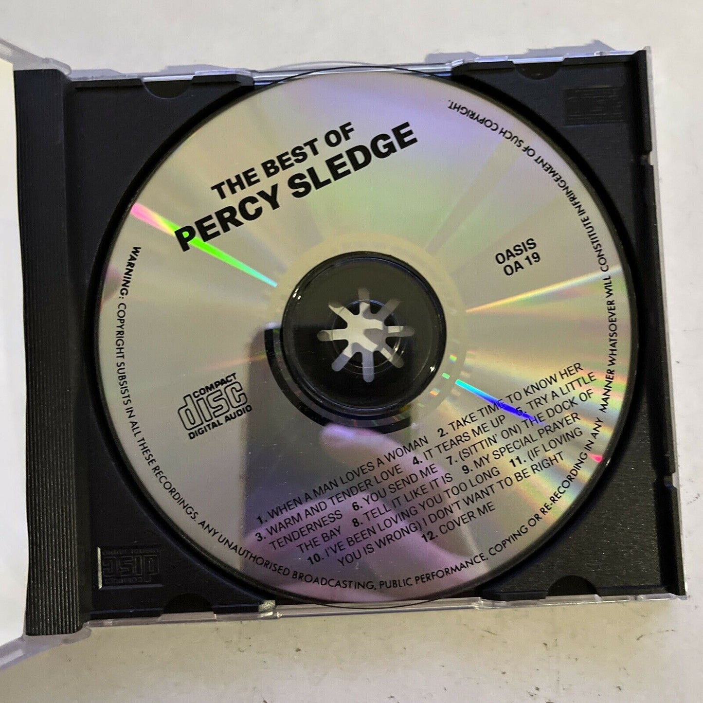 Percy Sledge – The Best Of Percy Sledge (CD, 1969) Album