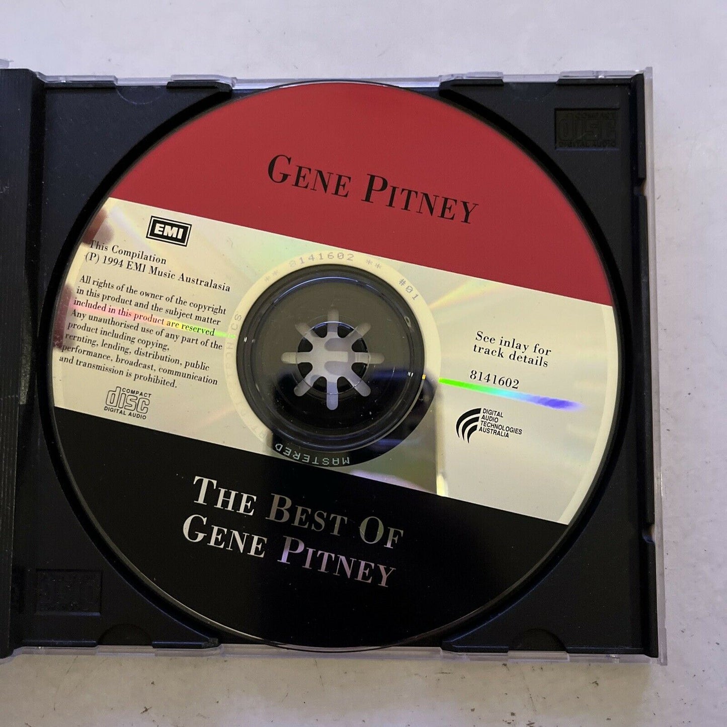 Gene Pitney – The Best Of Gene Pitney (CD, 1994) Album