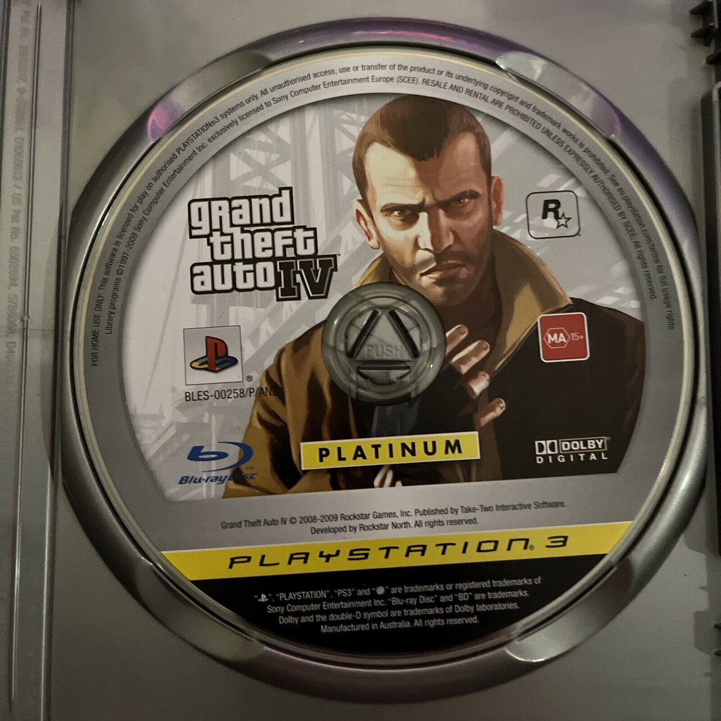 Grand Theft Auto IV GTA 4 - PlayStation 3 PS3 Game Complete with Manual and Map