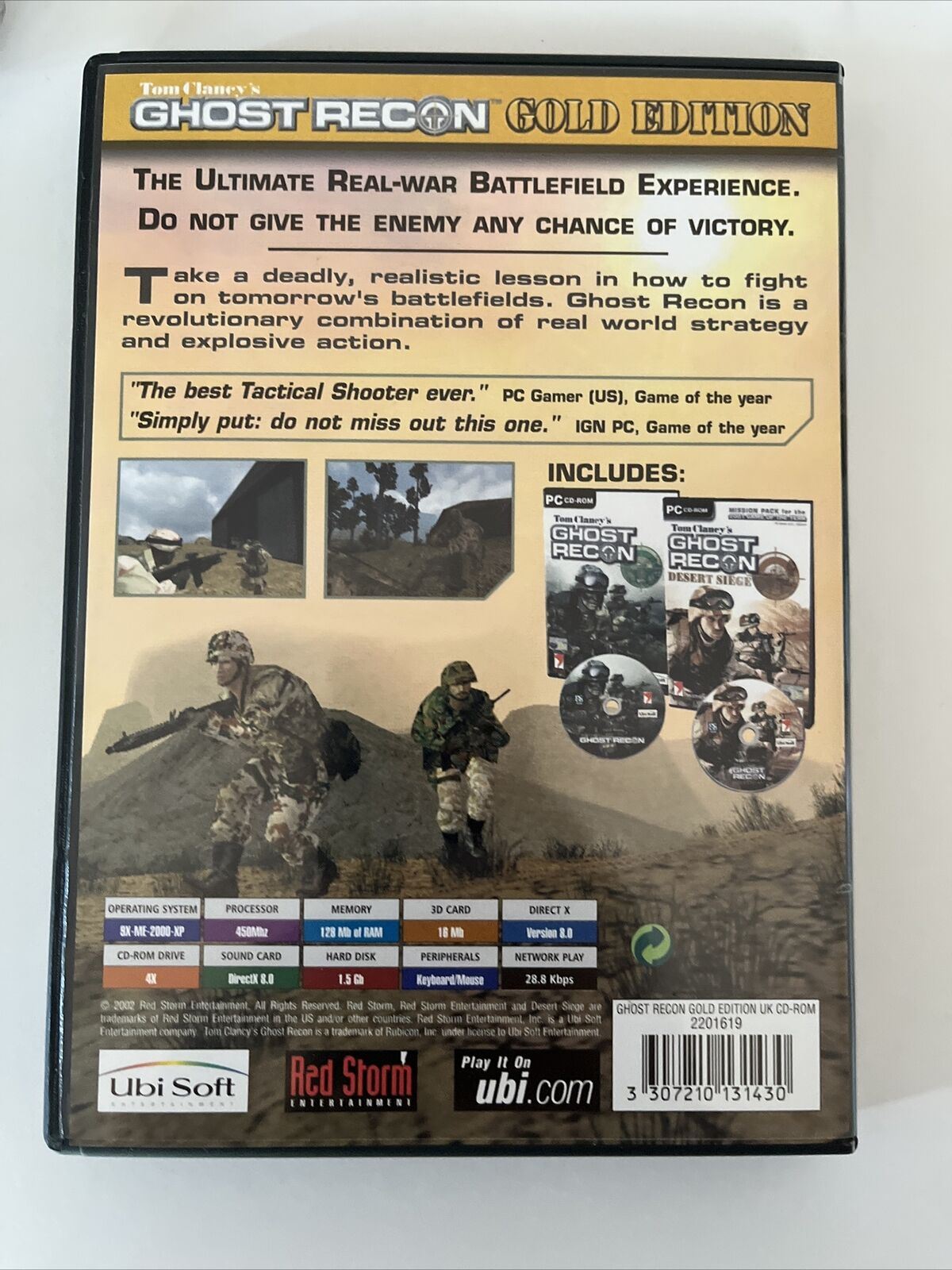 Tom Clancy Ghost Recon Gold Edition - PC Windows Game