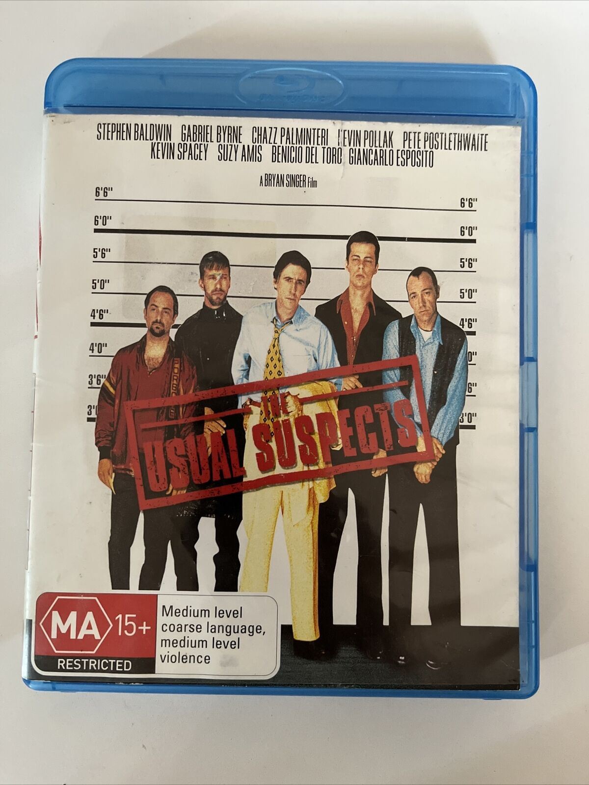 The Usual Suspects (Blu-ray, 1995) Gabriel Byrne, Kevin Spacey. Region B