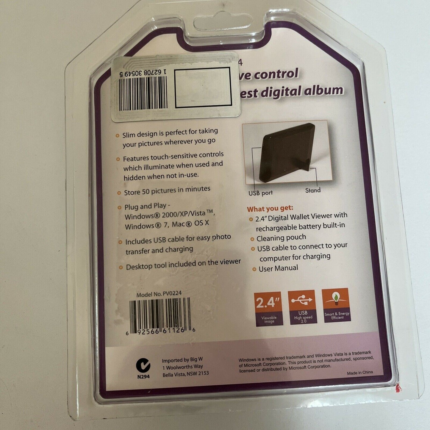 Zipp 2.4" Pocket Digital Wallet Viewer