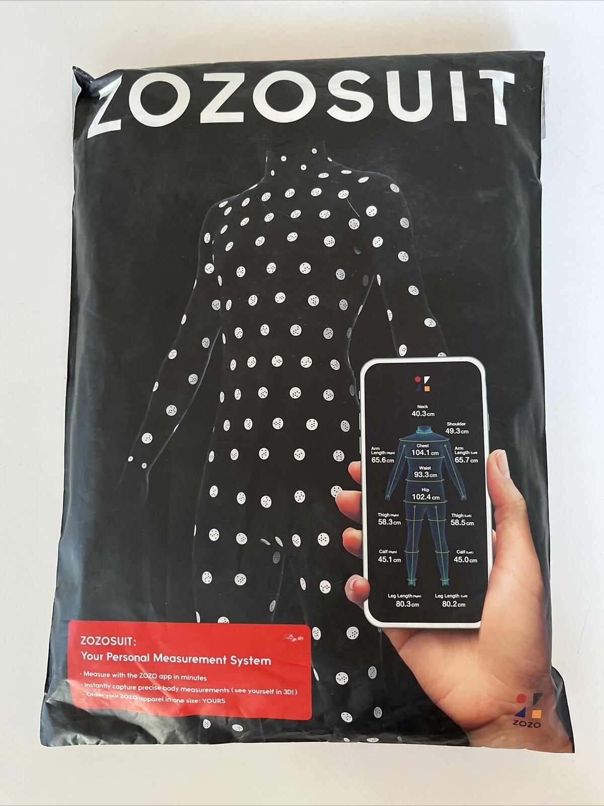 Zozo Suit Your Personal Measurement System Size 8