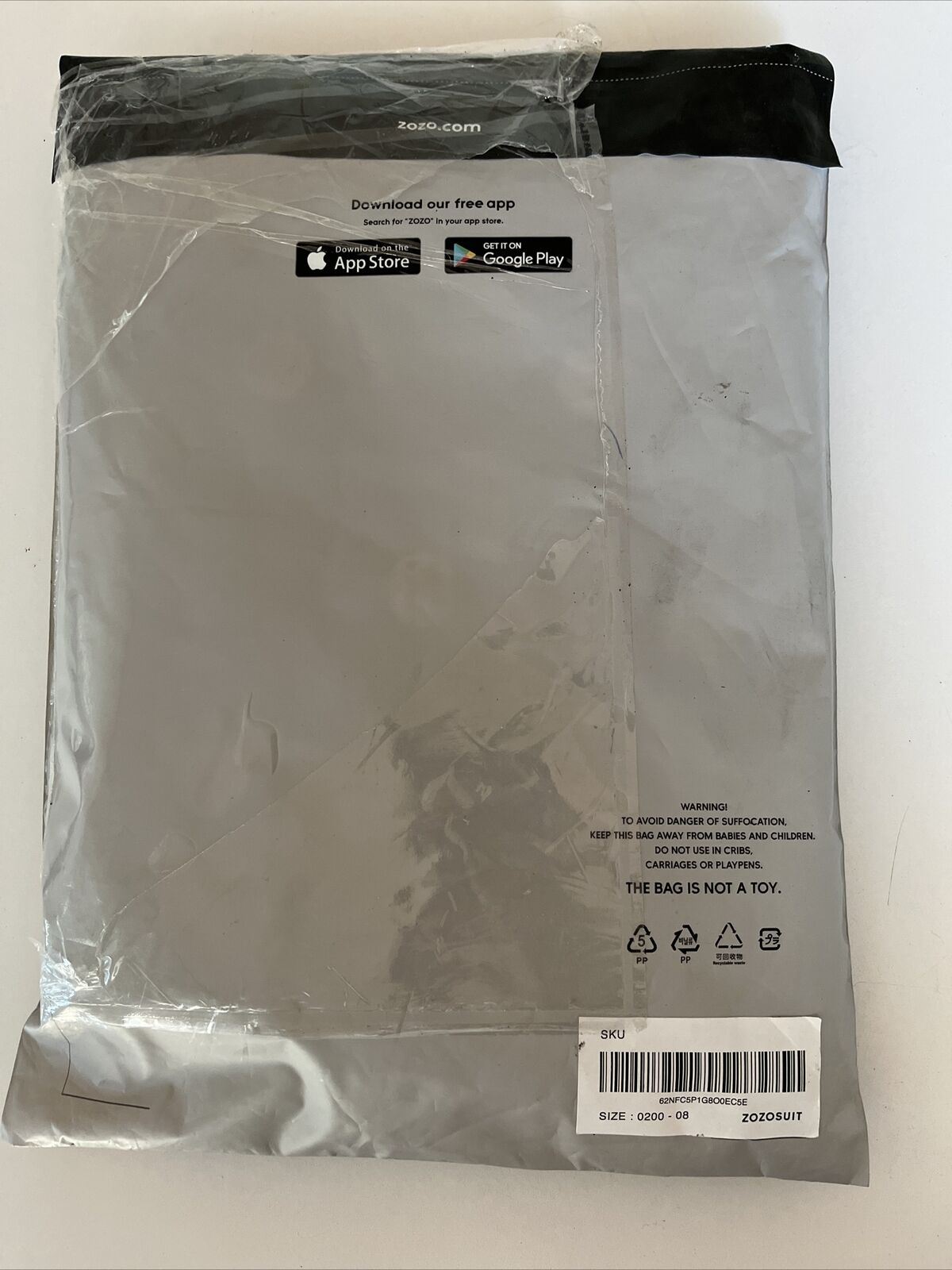 Zozo Suit Your Personal Measurement System Size 8