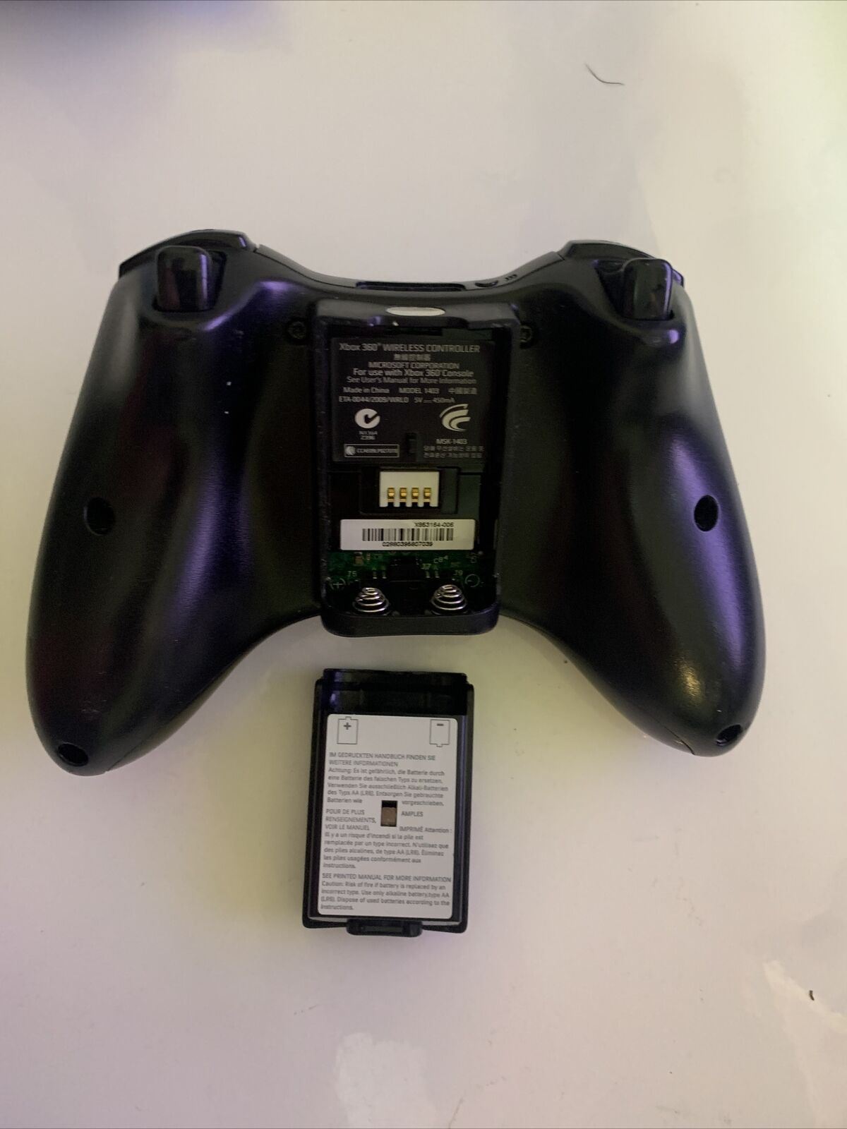 Official Microsoft Xbox 360 Wireless Controller - Black Tested & Working Genuine