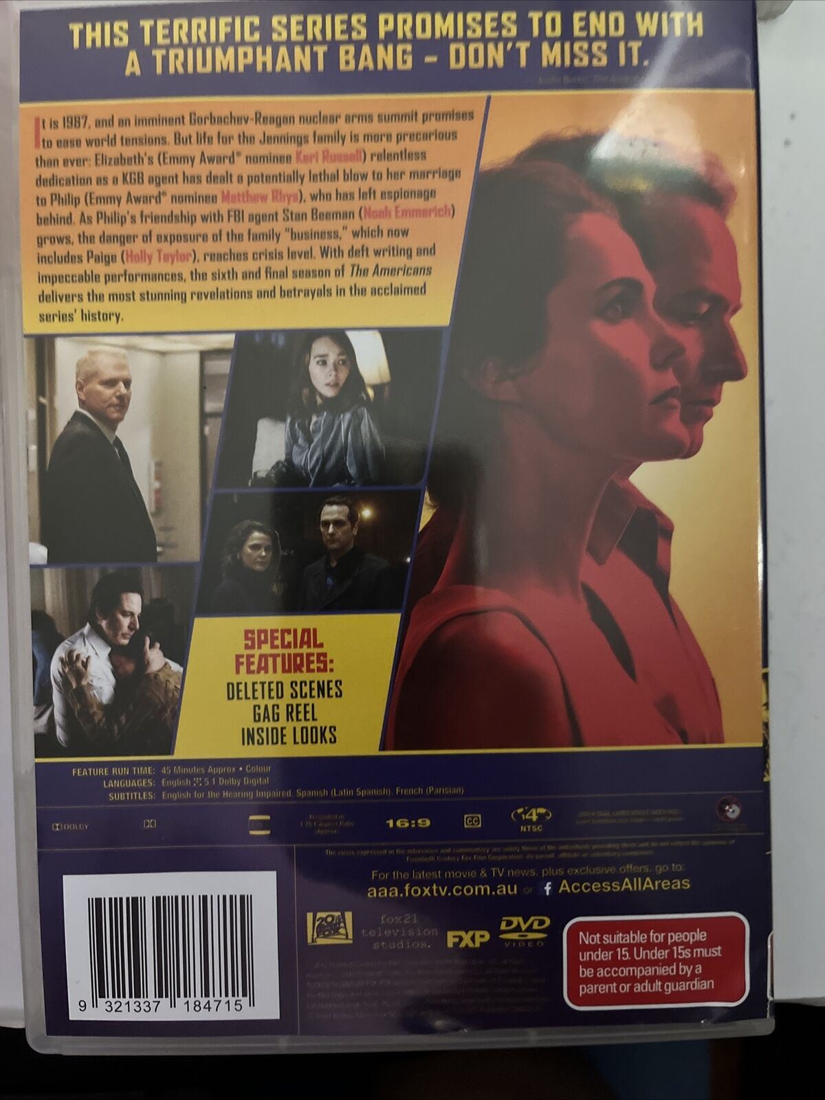 The Americans : The Complete Series Season 1-6 (DVD, 2013) Region 4