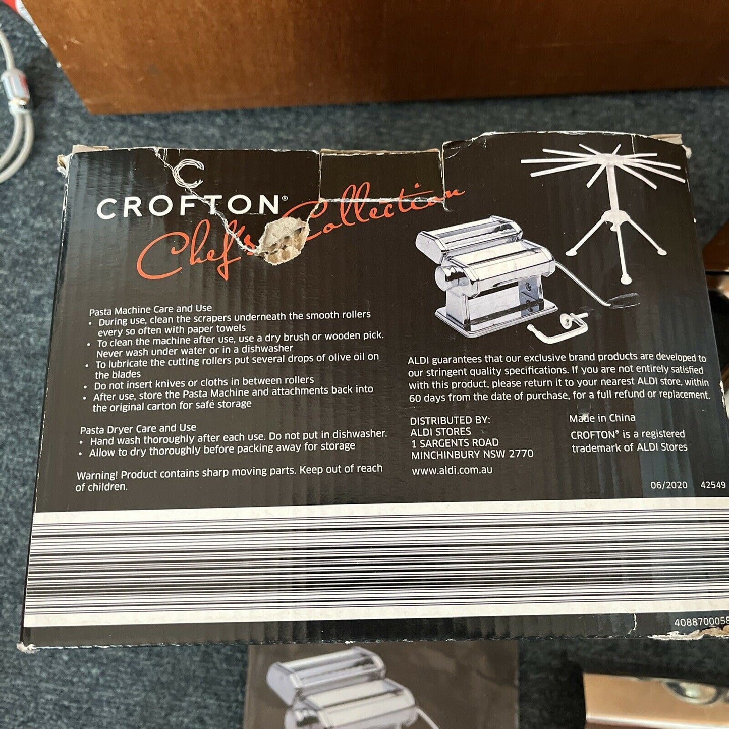 Crofton Stainless Steel Pasta Machine