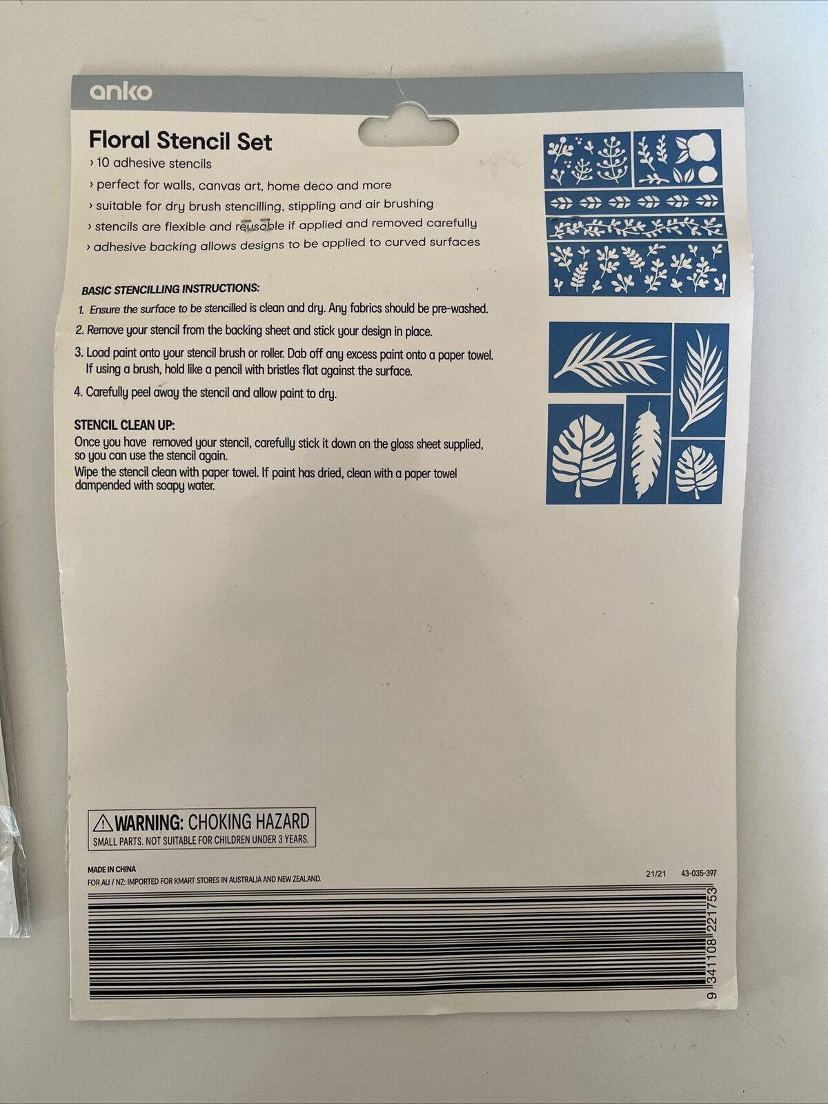 Staedtler Geometry Set of 4 Clear 569 PB4-0 & Stencil Set