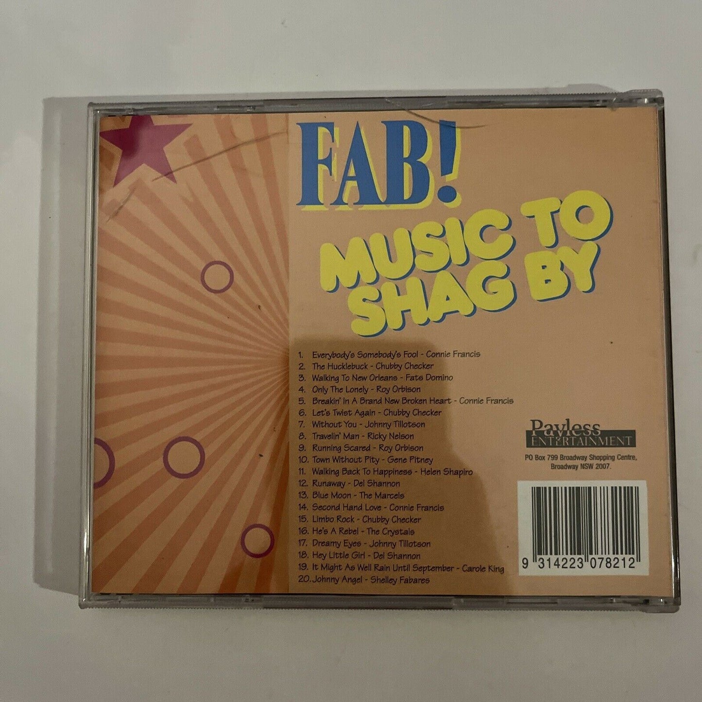 Fab! Music To Shag By (CD, 1993, Album)