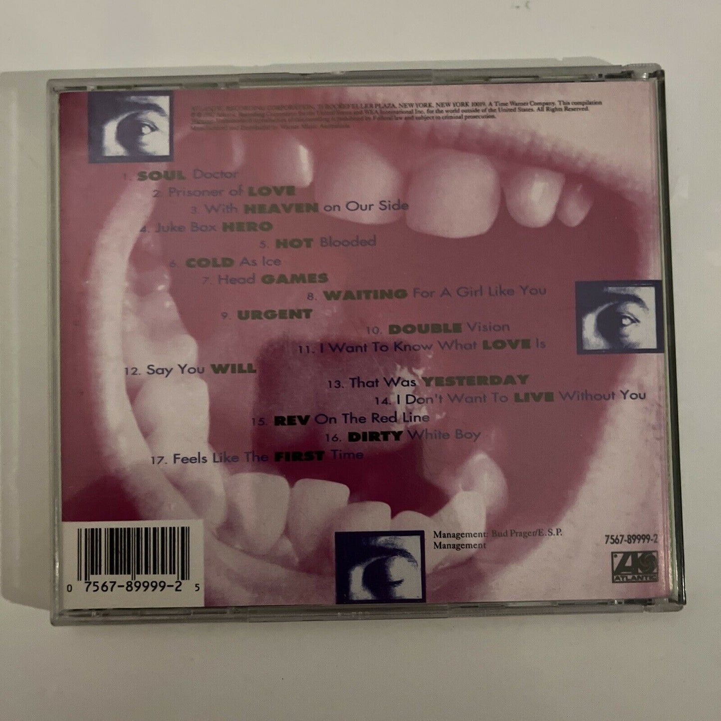 Foreigner – The Very Best...And Beyond (CD, 1992) Album
