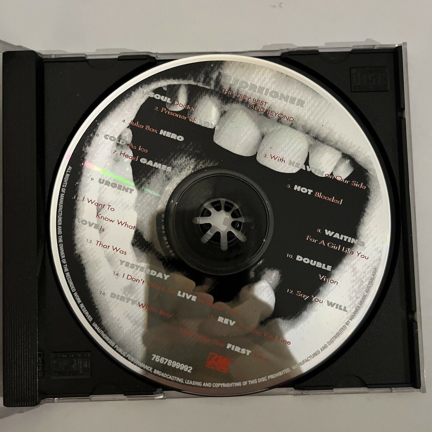 Foreigner – The Very Best...And Beyond (CD, 1992) Album