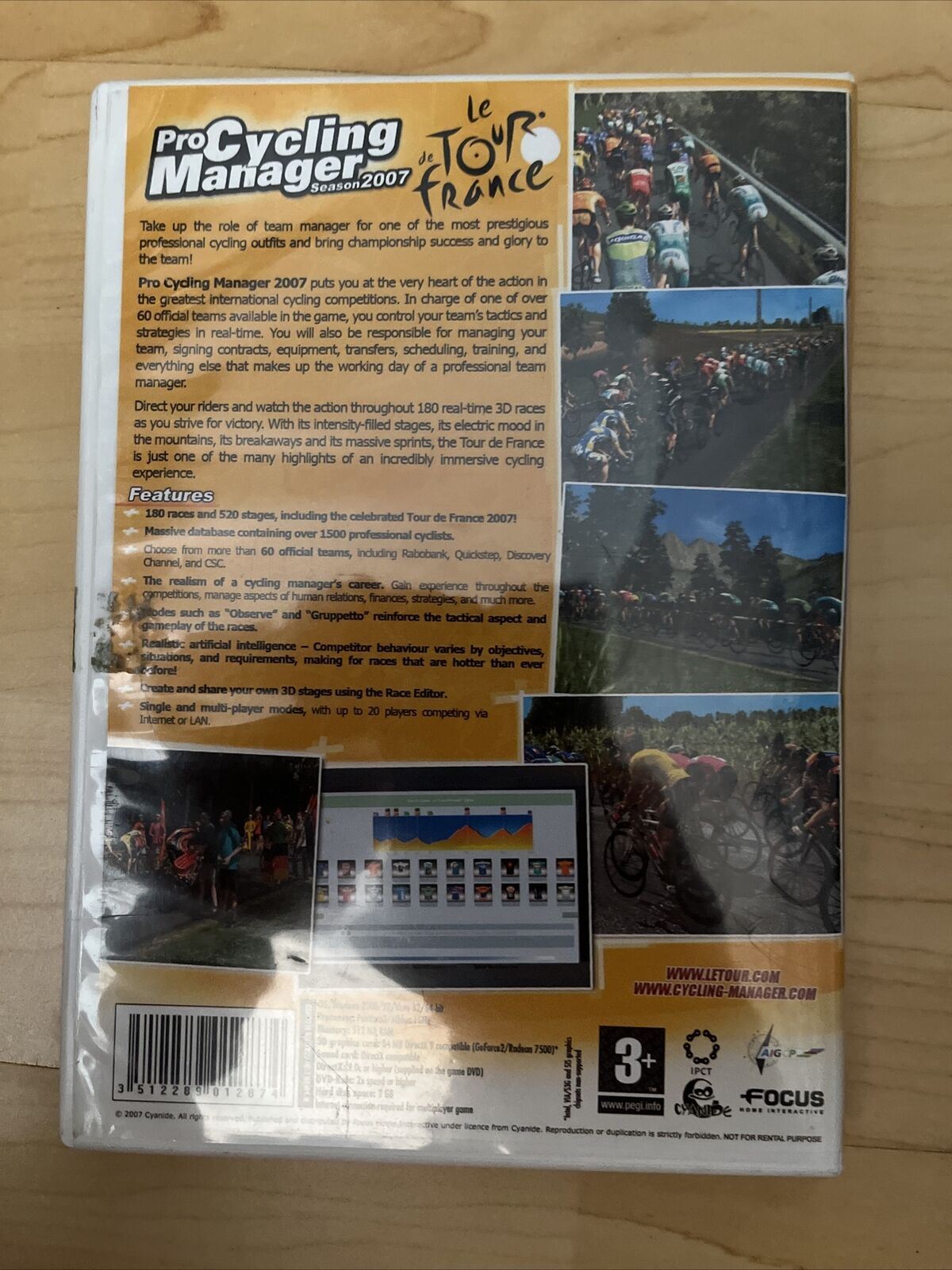 Pro Cycling Manager Season 2007 - PC Windows Game