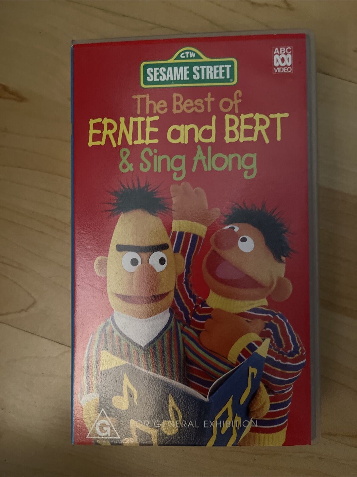 Sesame Street - The Best of Ernie & Bert & Sing Along VHS PAL TAPE