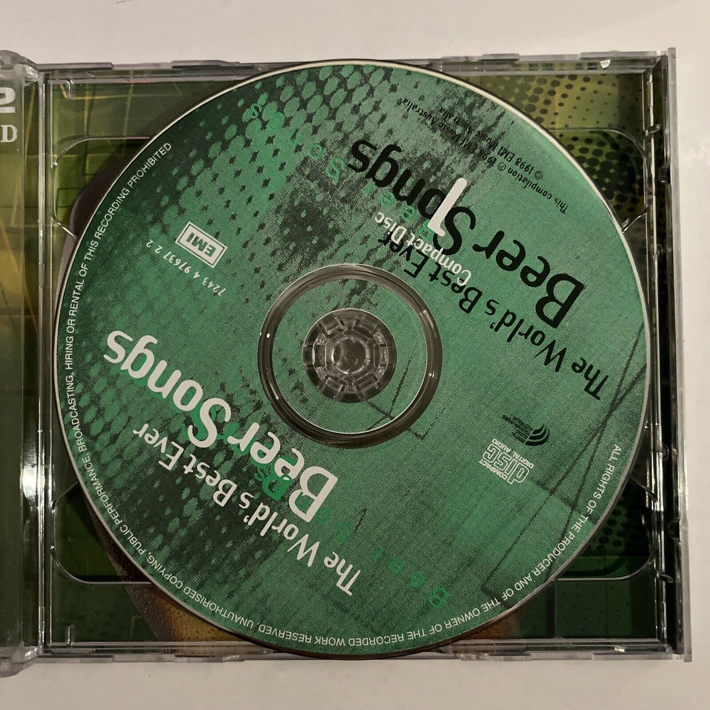 The World's Best Ever Beer Songs (CD, 1998, 2-Disc Set) Album