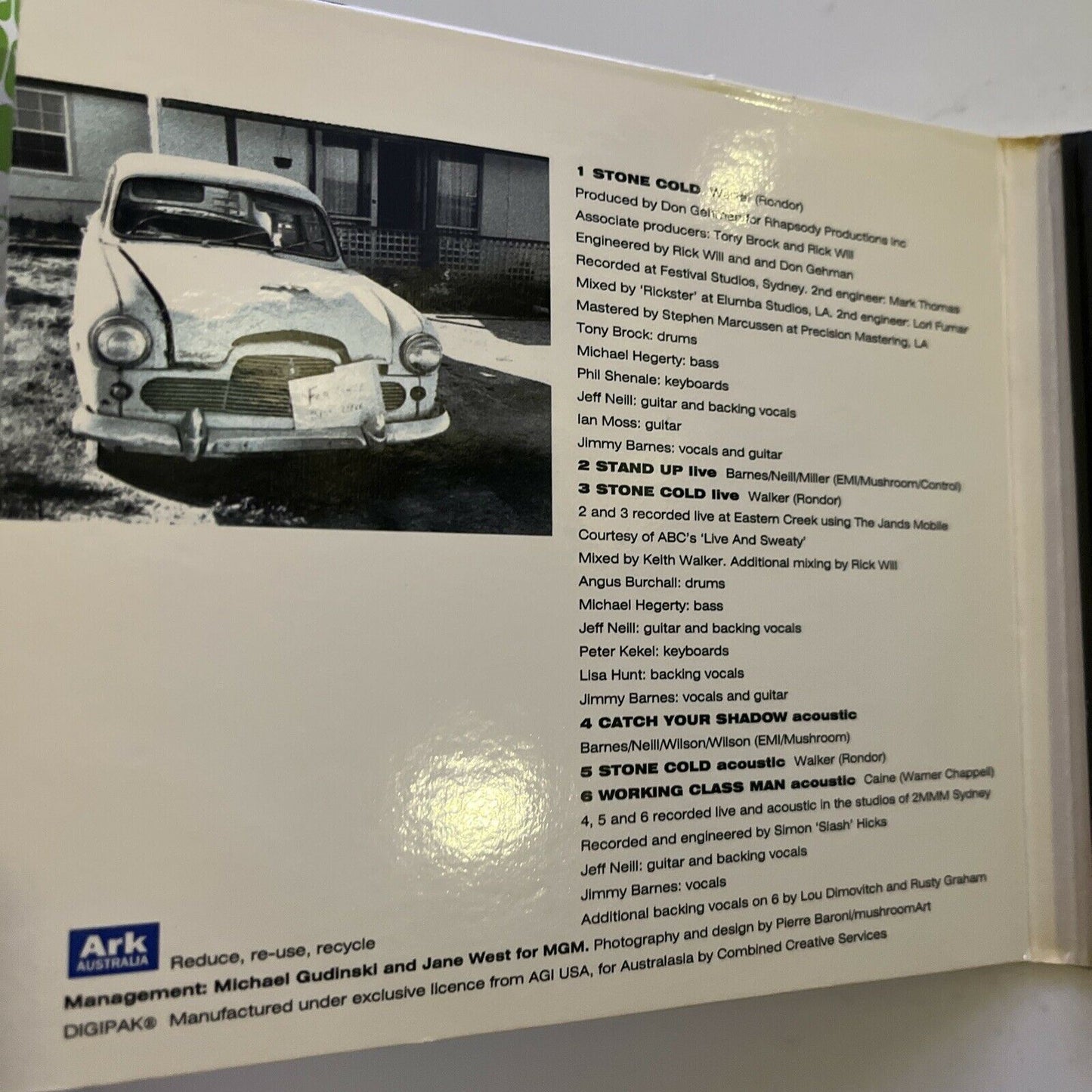 Jimmy Barnes – Stone Cold (CD, 1993)