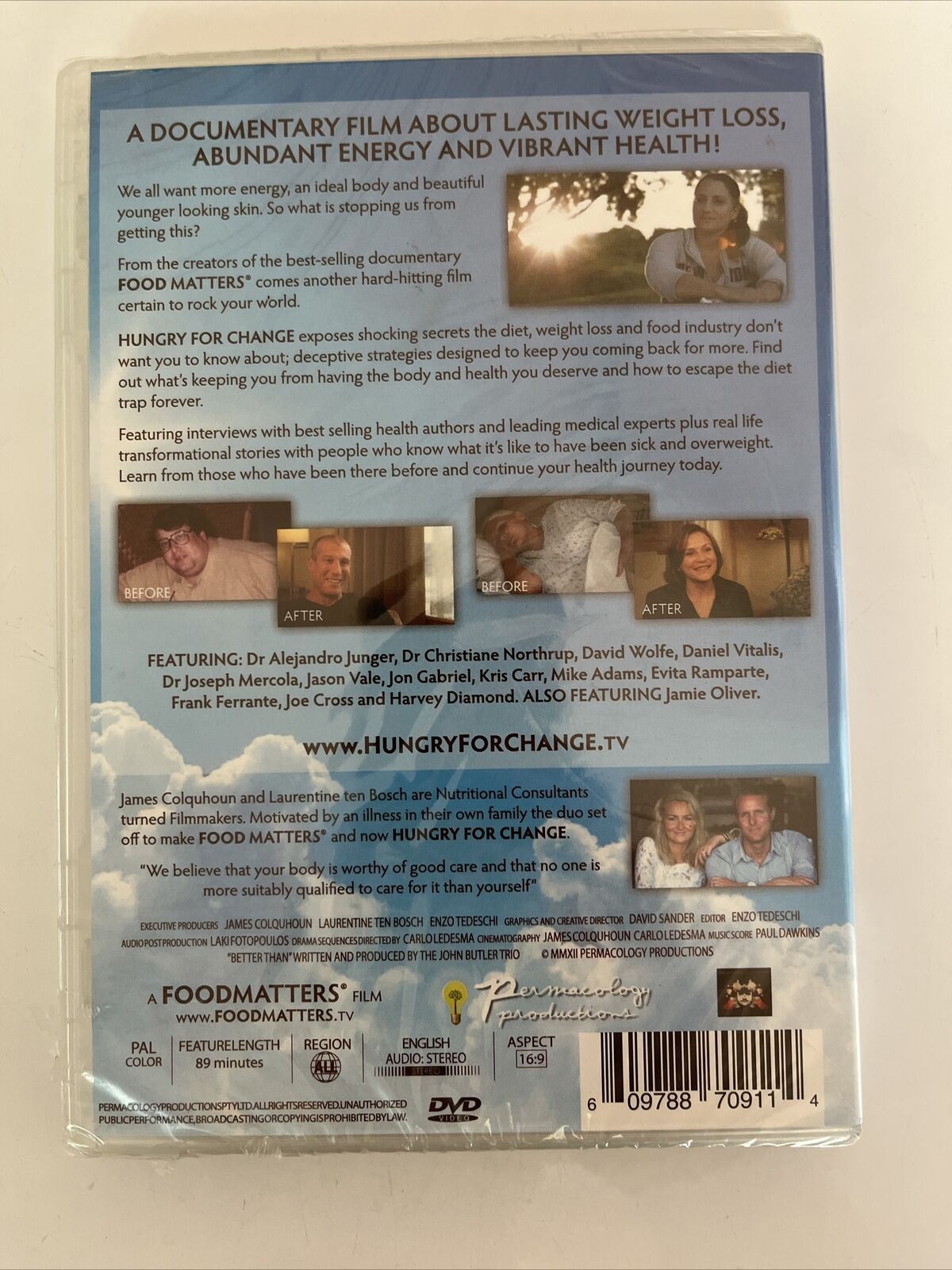 *New Sealed* Hungry For Change (DVD, 2012) Documentary Weight Loss