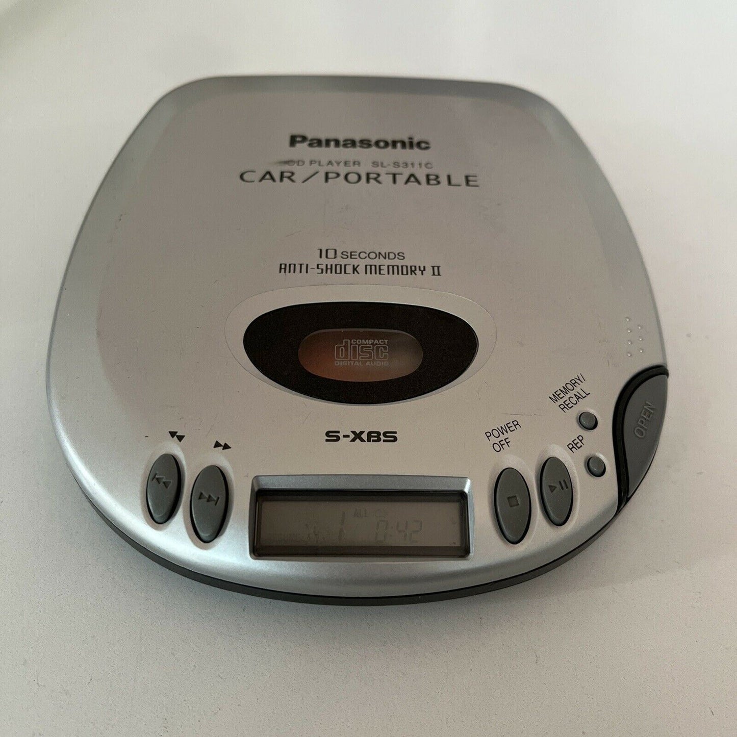 Panasonic Portable CD Player SL-S311C with Anti-Skip and Bass Boost