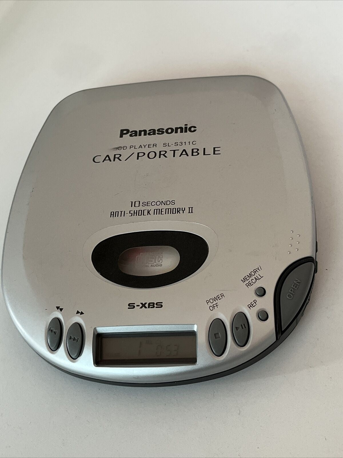 Panasonic Portable CD Player SL-S311C with Anti-Skip and Bass Boost