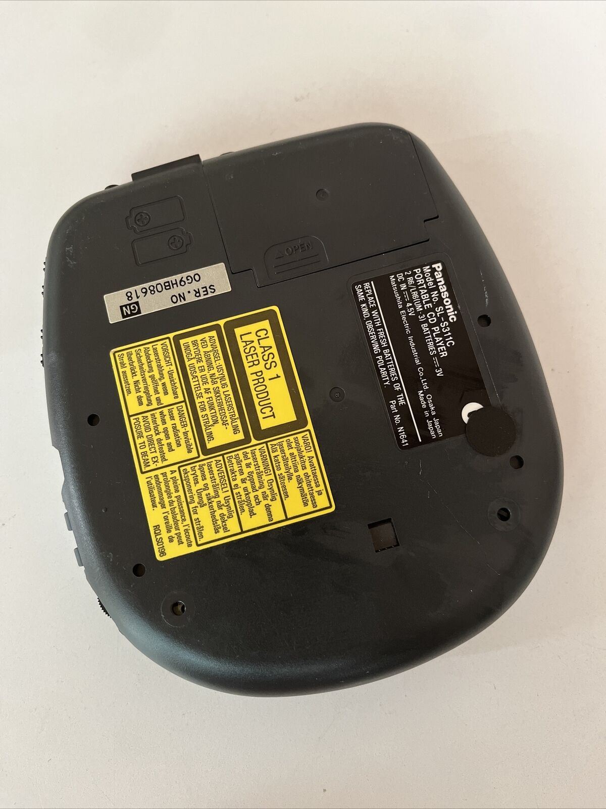Panasonic Portable CD Player SL-S311C with Anti-Skip and Bass Boost