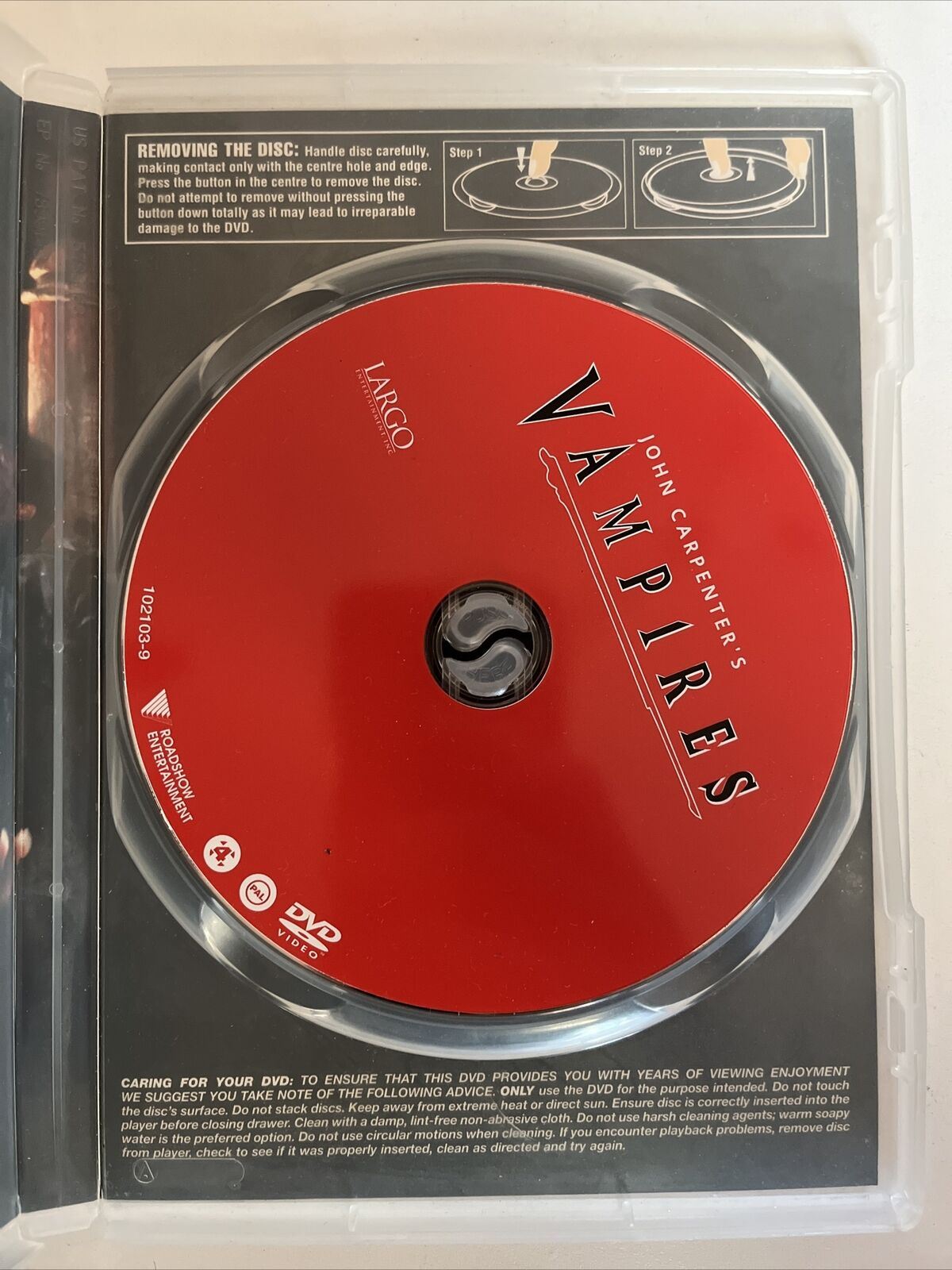 John Carpenter's Vampires (DVD, 1998) James Woods, Daniel Baldwin. Region 4